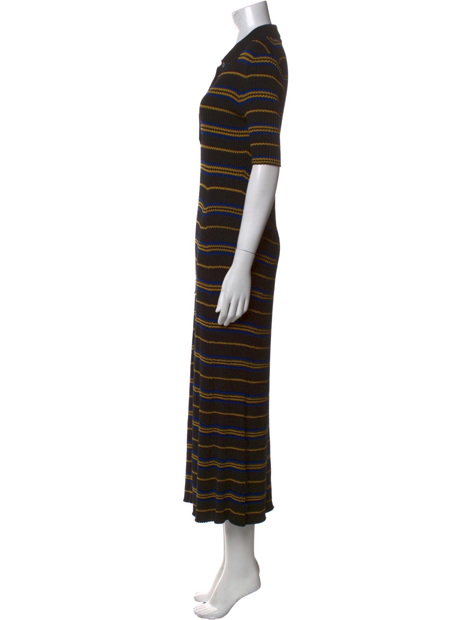 Derek Lam 10 Crosby Striped Long Dress