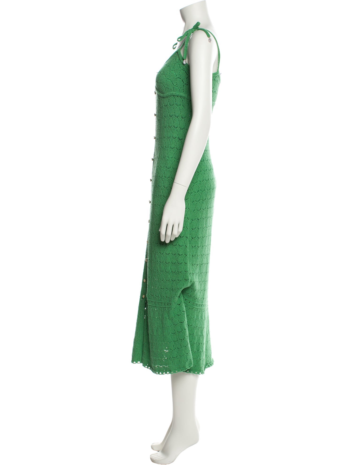 Derek Lam 10 Crosby Square Neckline Long Dress