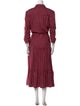 Derek Lam 10 Crosby Plaid Print Long Dress