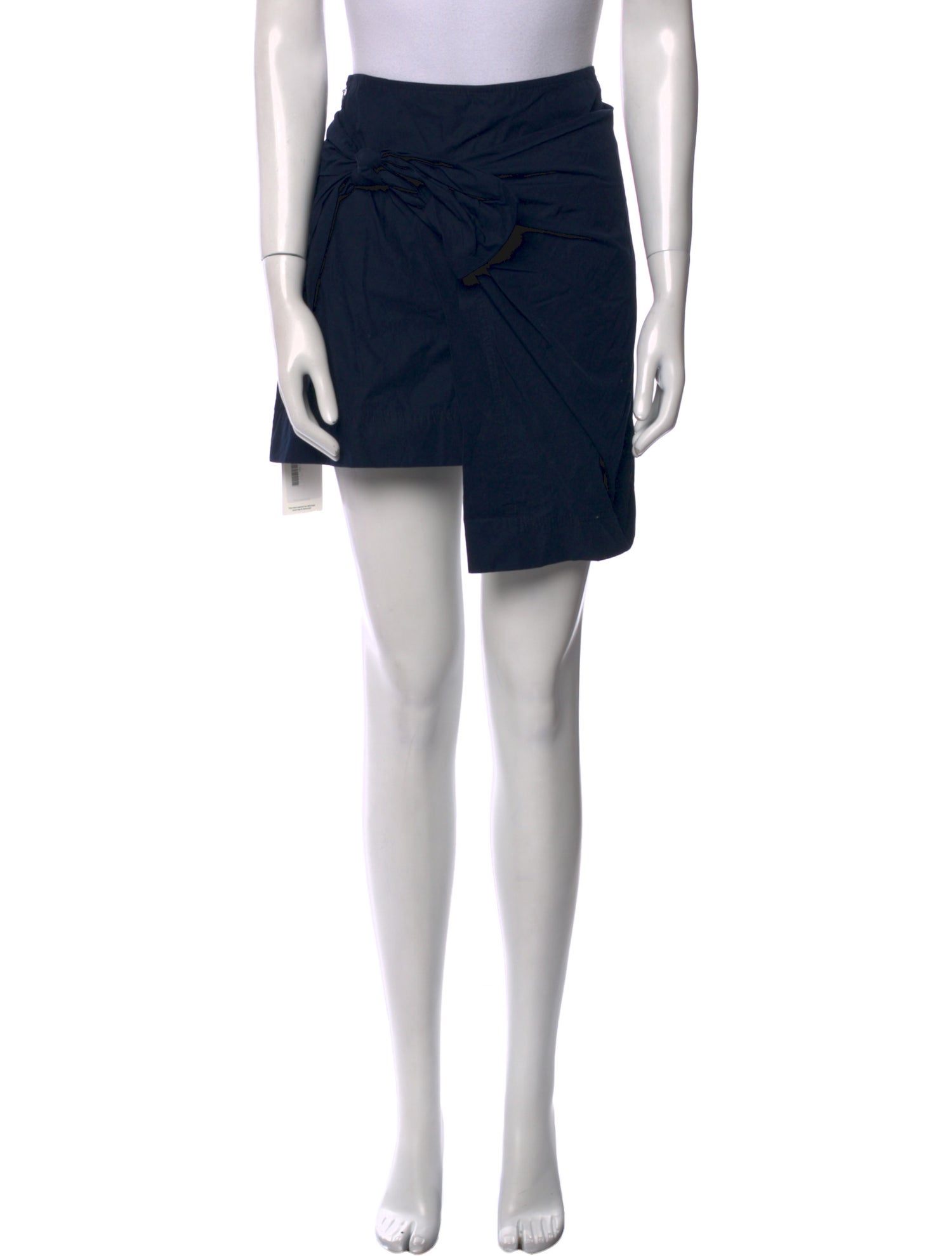 Derek Lam 10 Crosby Bow Accents Mini Skirt