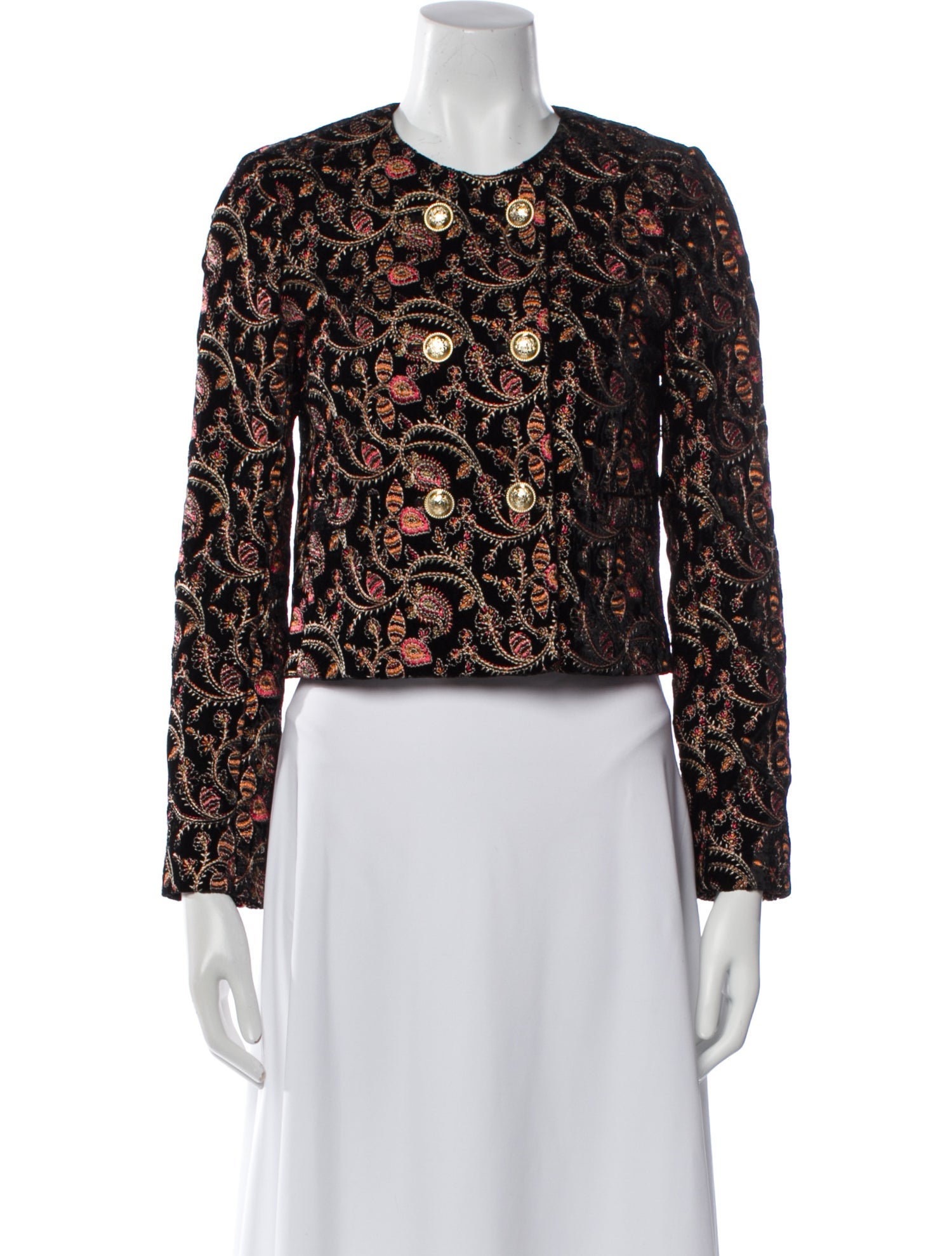 Derek Lam 10 Crosby Floral Print Evening Jacket