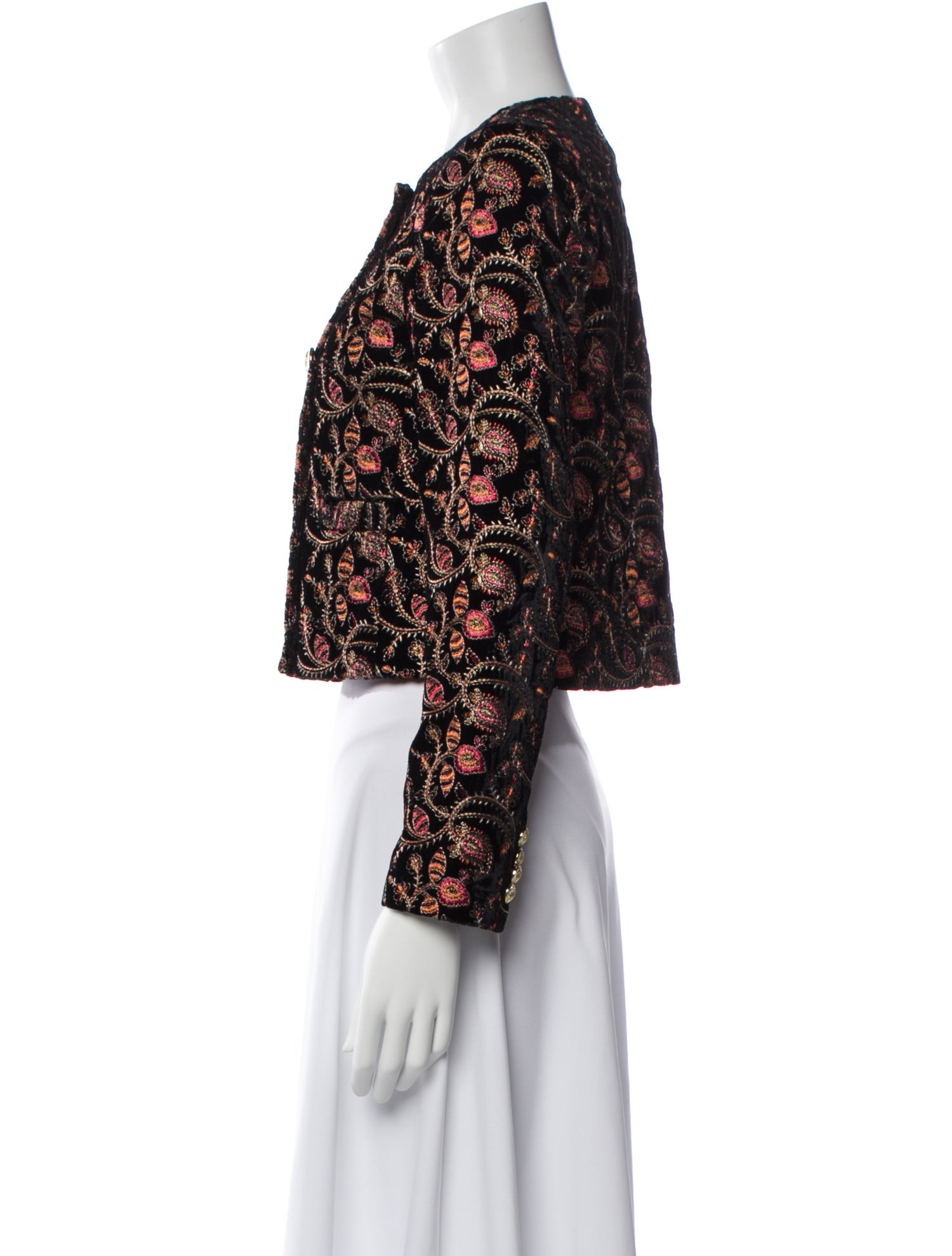 Derek Lam 10 Crosby Floral Print Evening Jacket