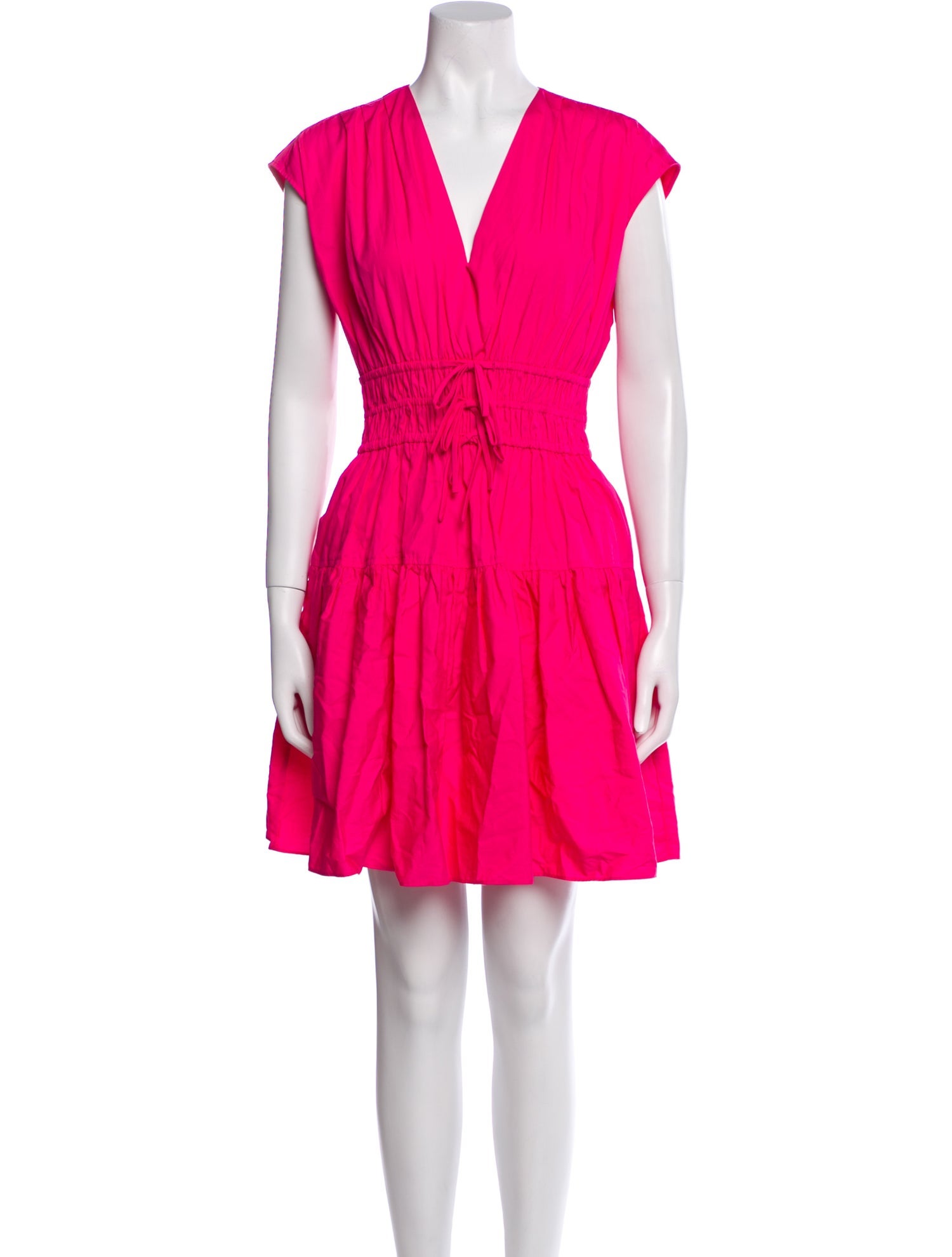 Derek Lam 10 Crosby V-Neck Mini Dress