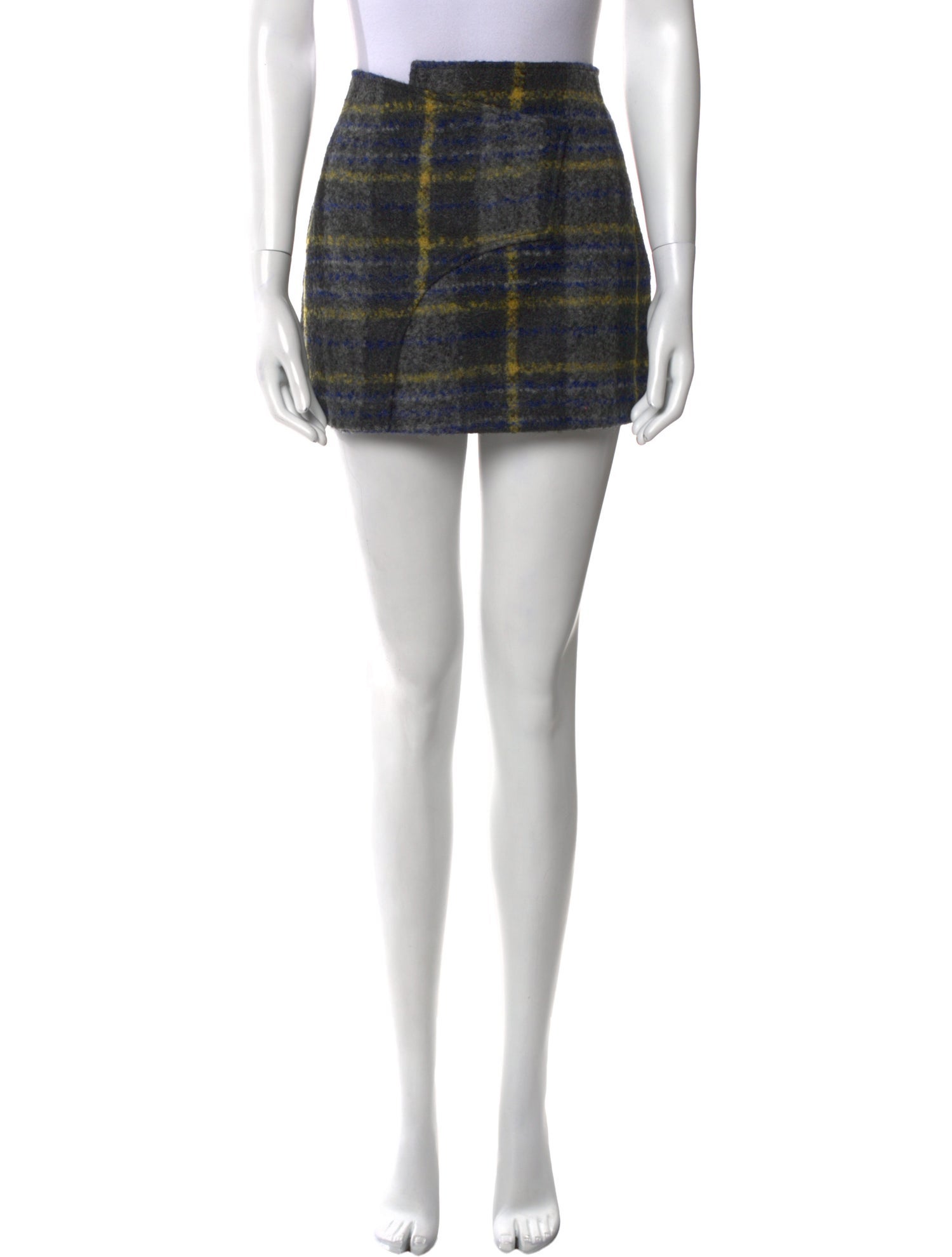 Derek Lam 10 Crosby Virgin Wool Mini Skirt