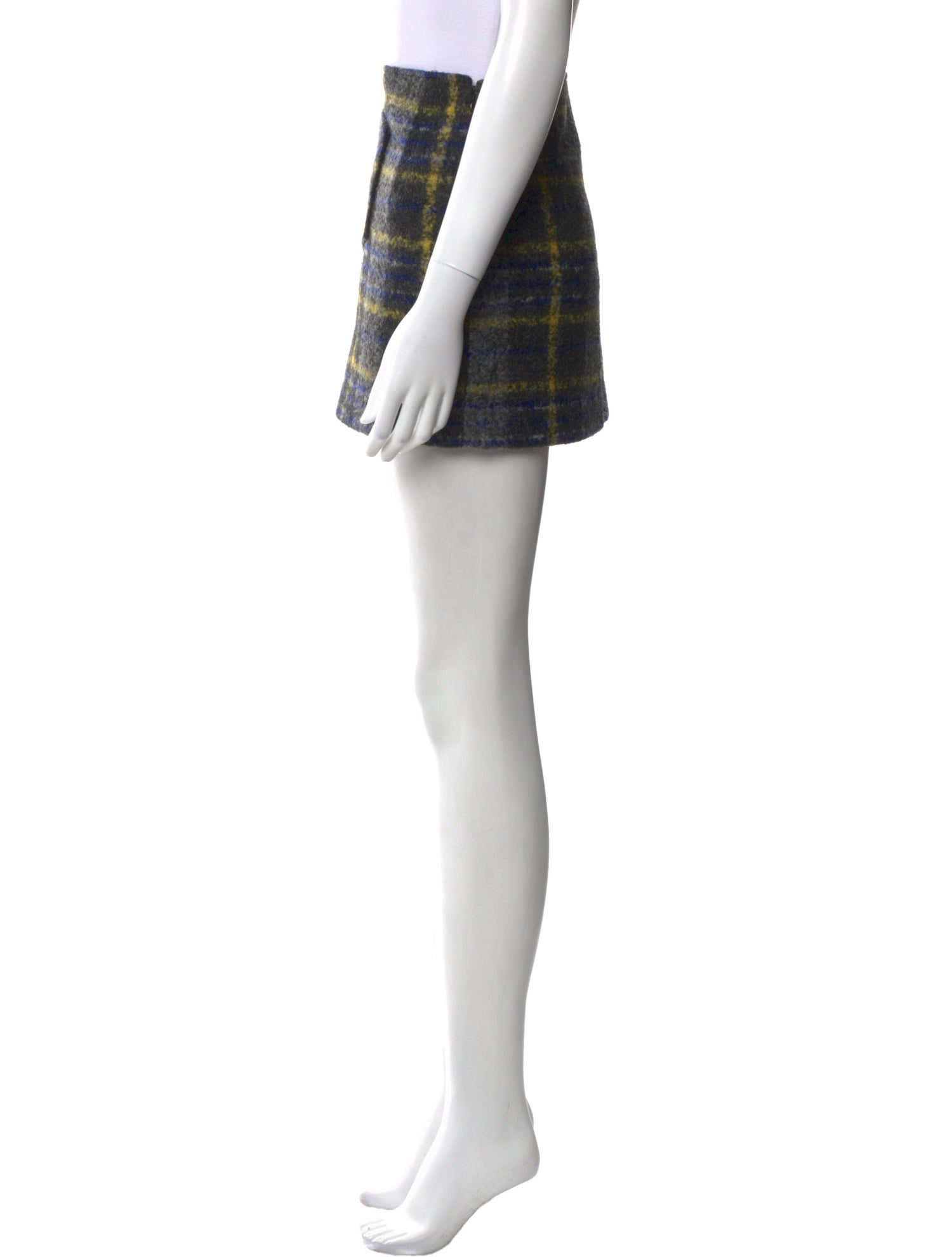 Derek Lam 10 Crosby Virgin Wool Mini Skirt