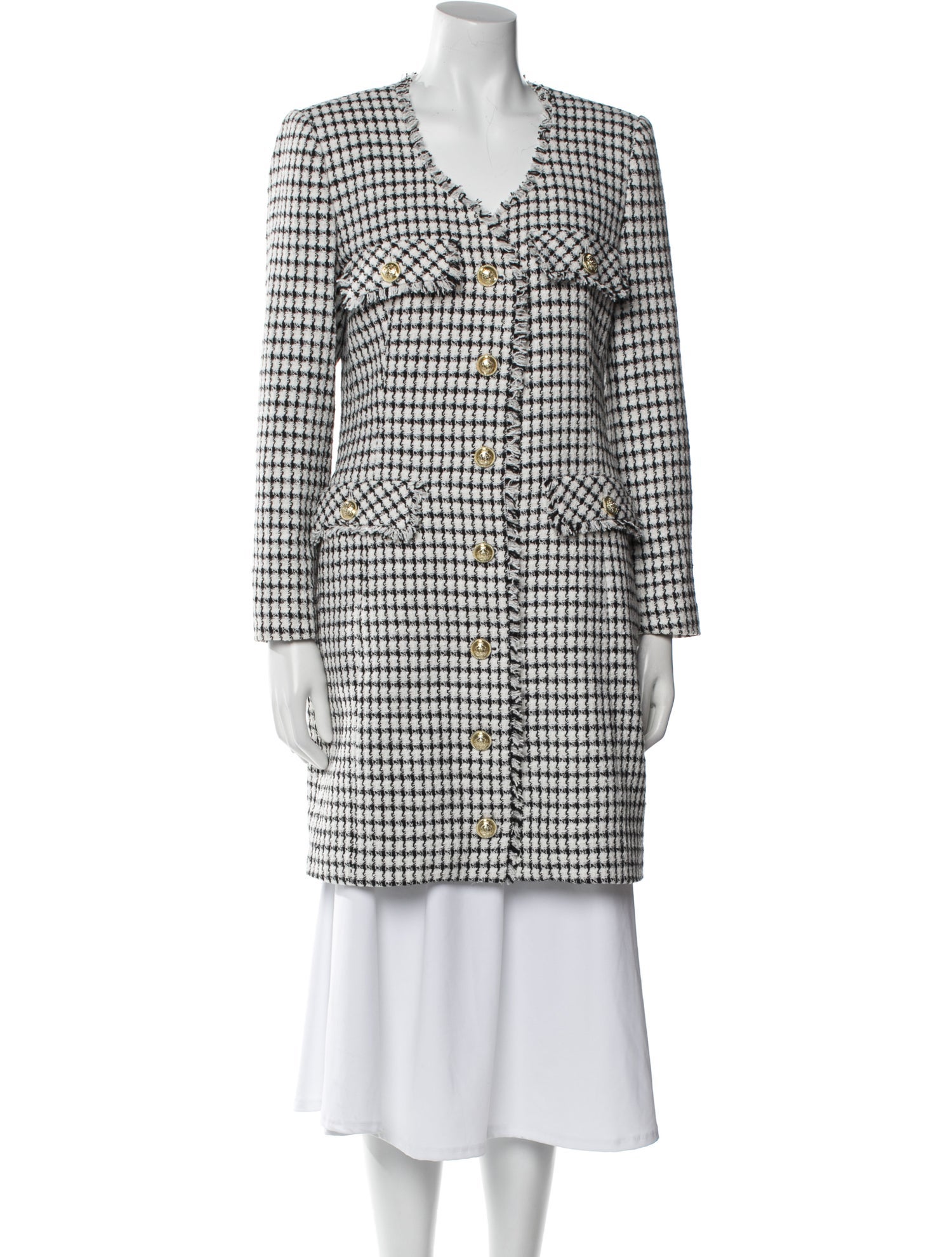 Derek Lam 10 Crosby Plaid Print Jacket
