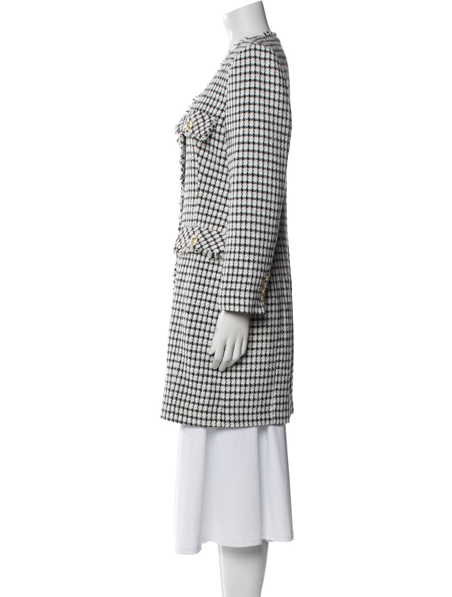 Derek Lam 10 Crosby Plaid Print Jacket