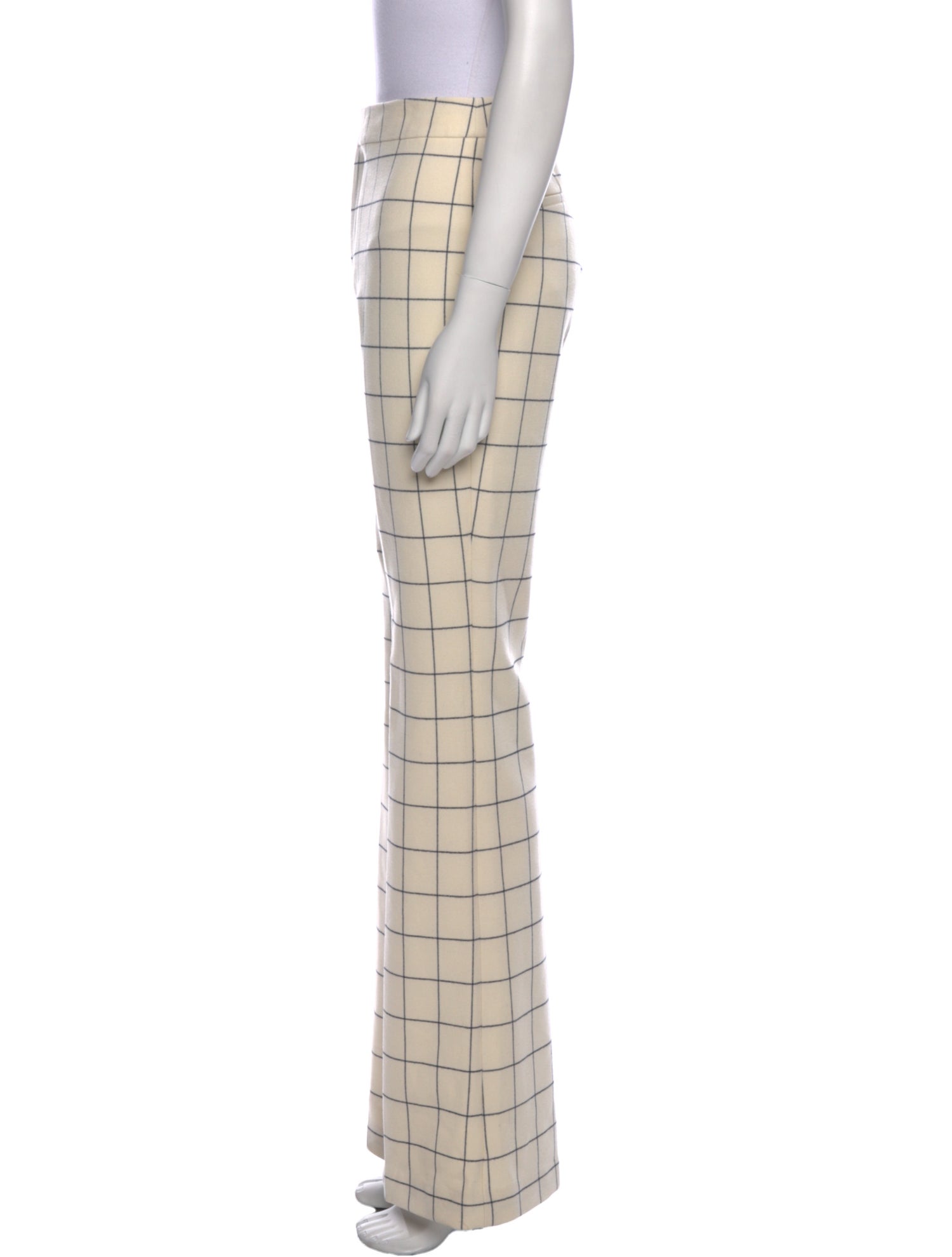 Derek Lam 10 Crosby Plaid Print Wide Leg Pants w/ Tags