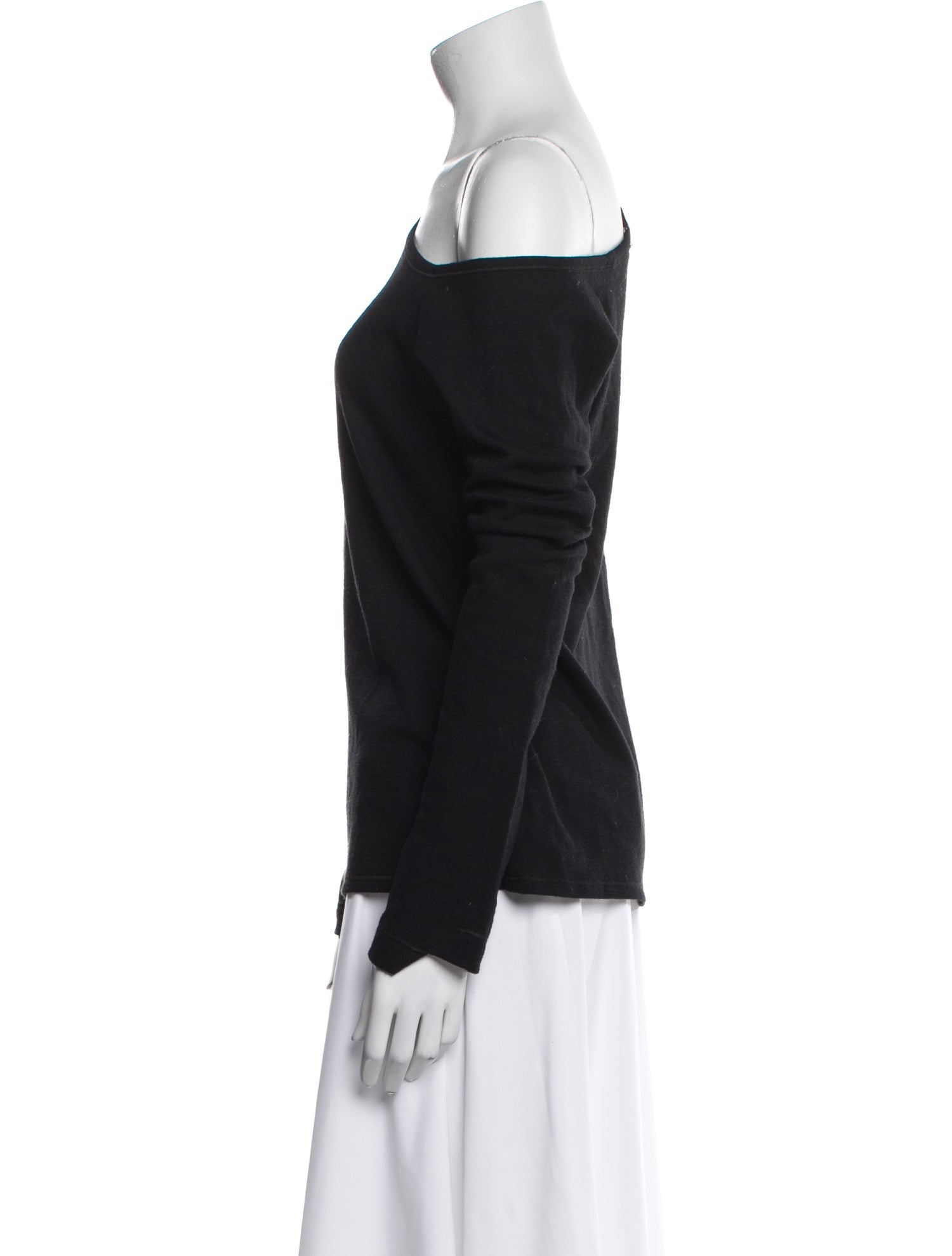 Derek Lam 10 Crosby Wool One-Shoulder Top