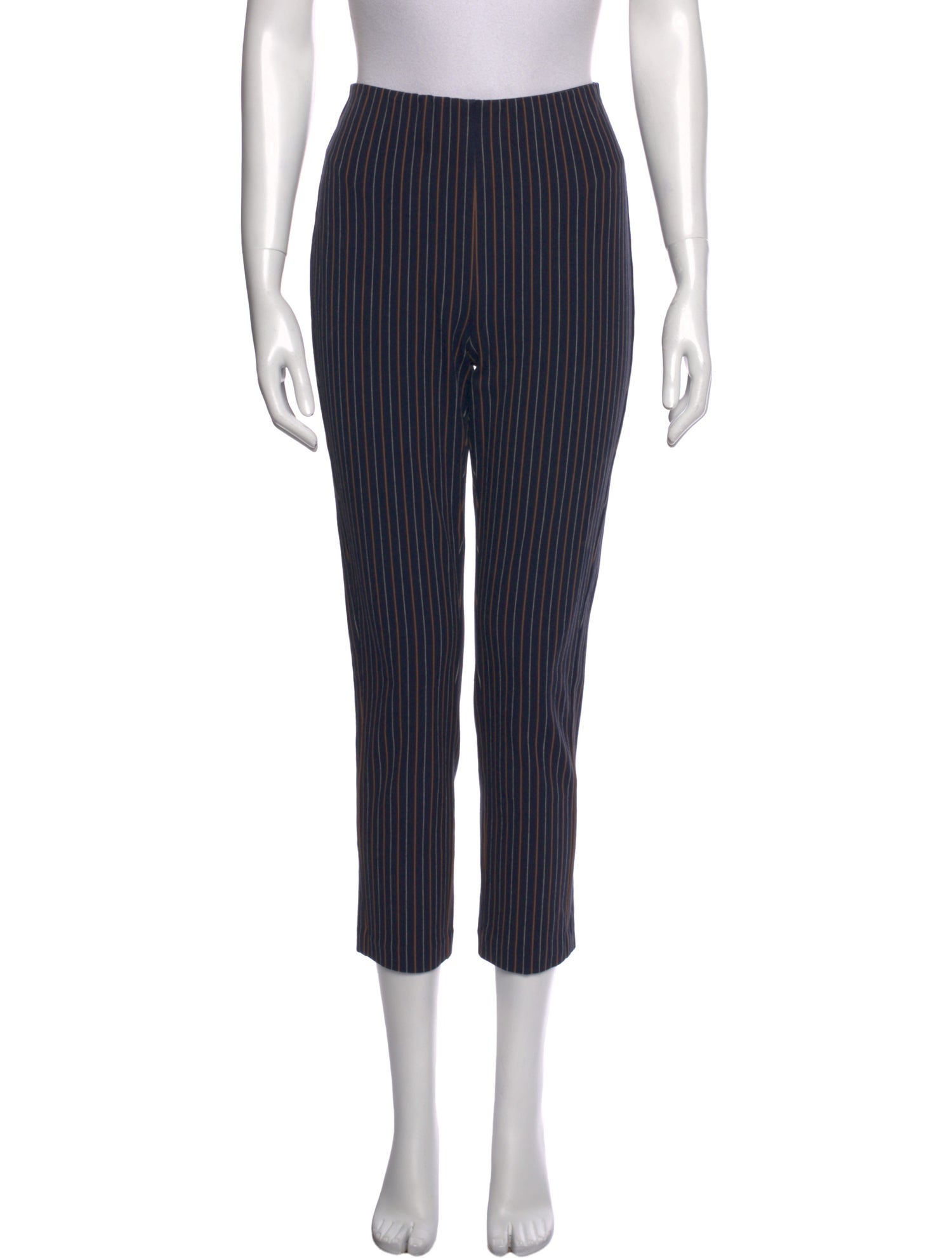 Derek Lam 10 Crosby Striped Straight Leg Pants