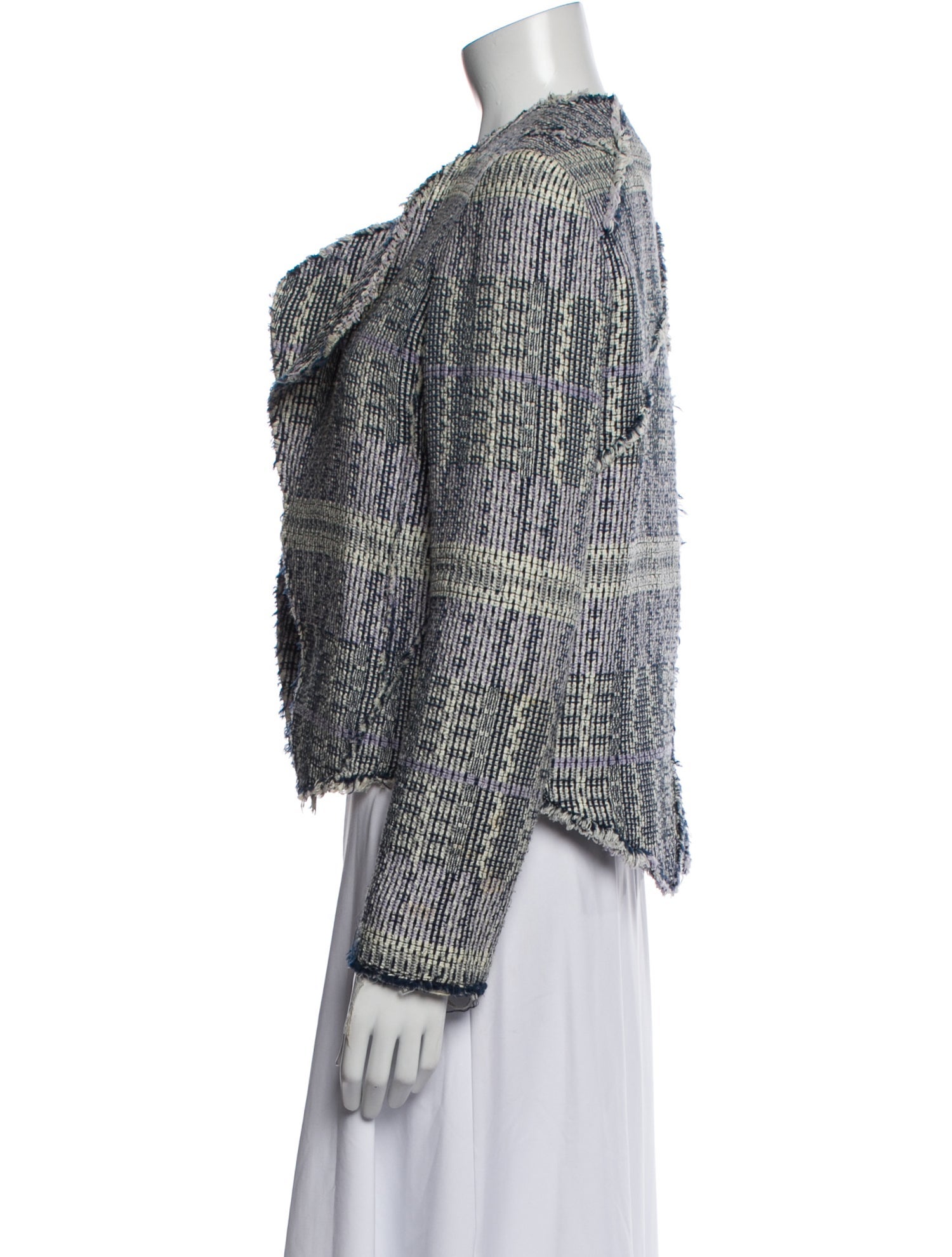 Derek Lam 10 Crosby Tweed Pattern Evening Jacket