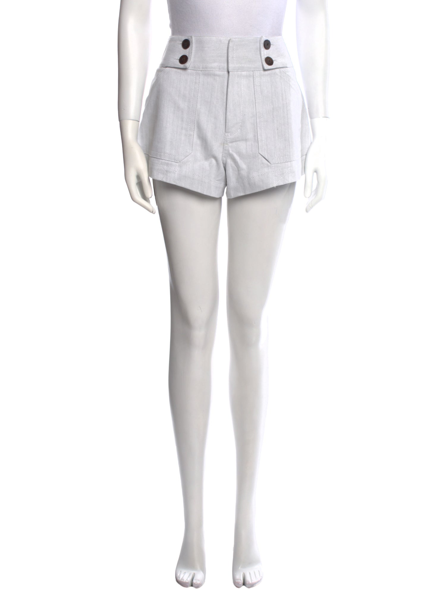 Derek Lam 10 Crosby Silk Mini Shorts