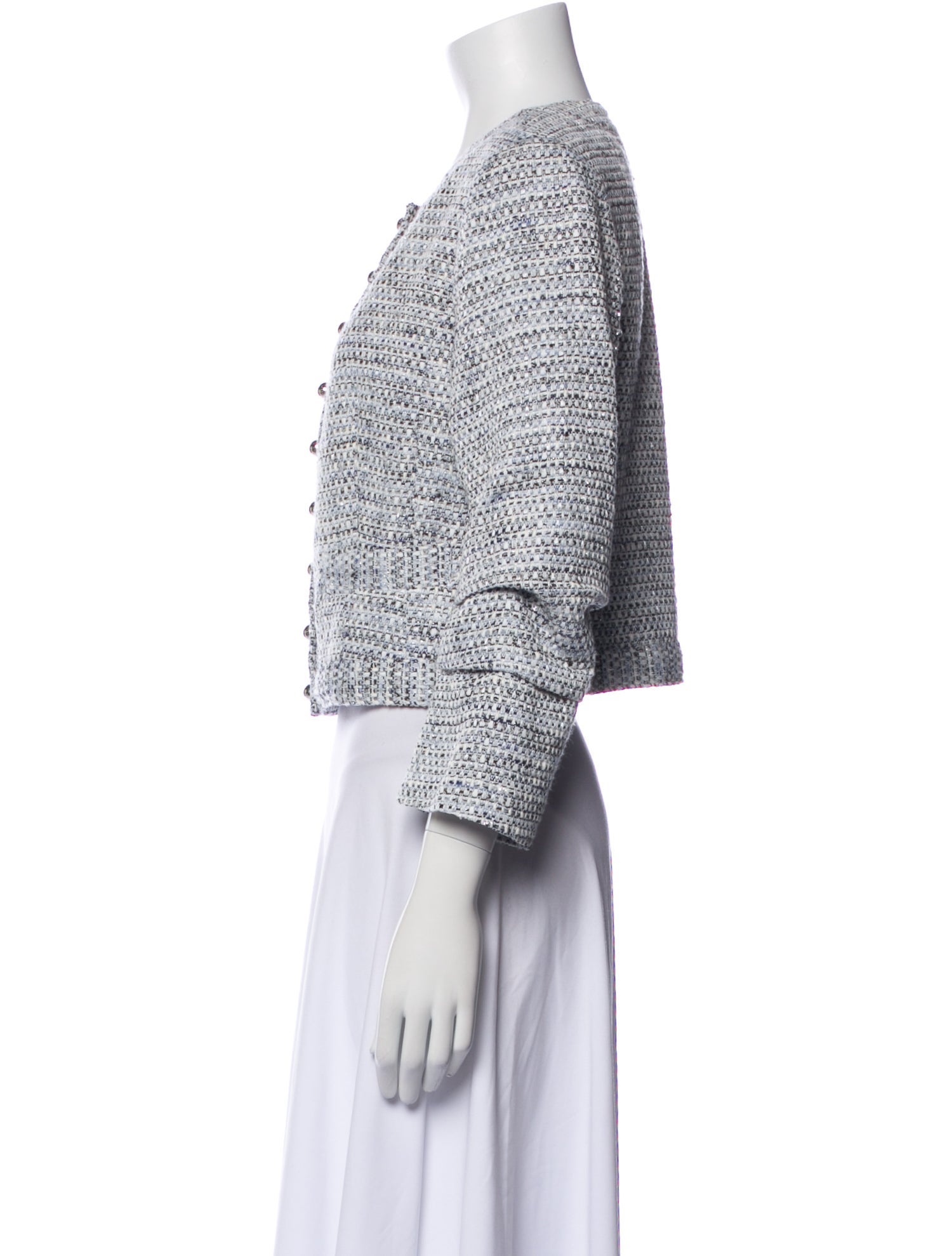 Derek Lam 10 Crosby Tweed Tweed Pattern Evening Jacket