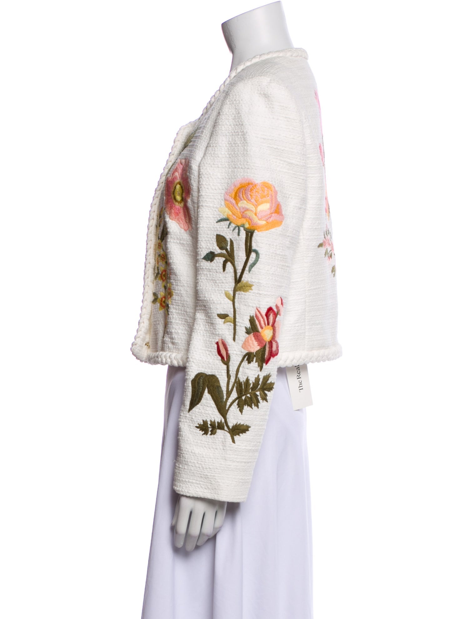 Derek Lam 10 Crosby Floral Print Evening Jacket