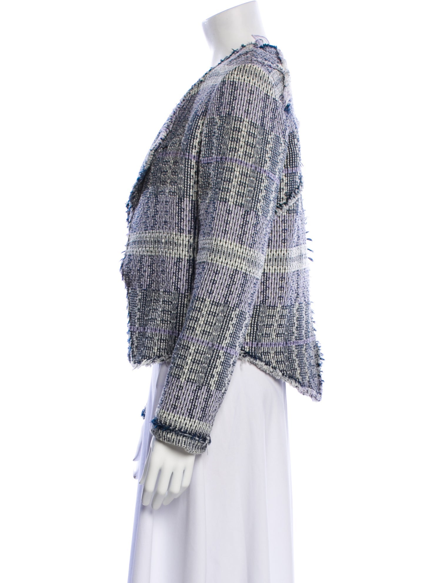 Derek Lam 10 Crosby Tweed Pattern Evening Jacket