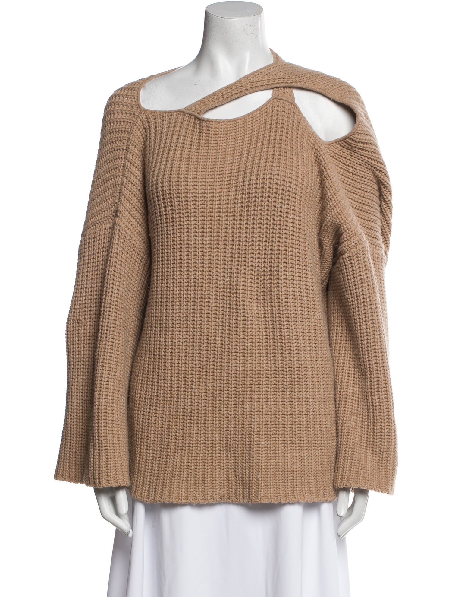 Derek Lam 10 Crosby Wool Bateau Neckline Sweater