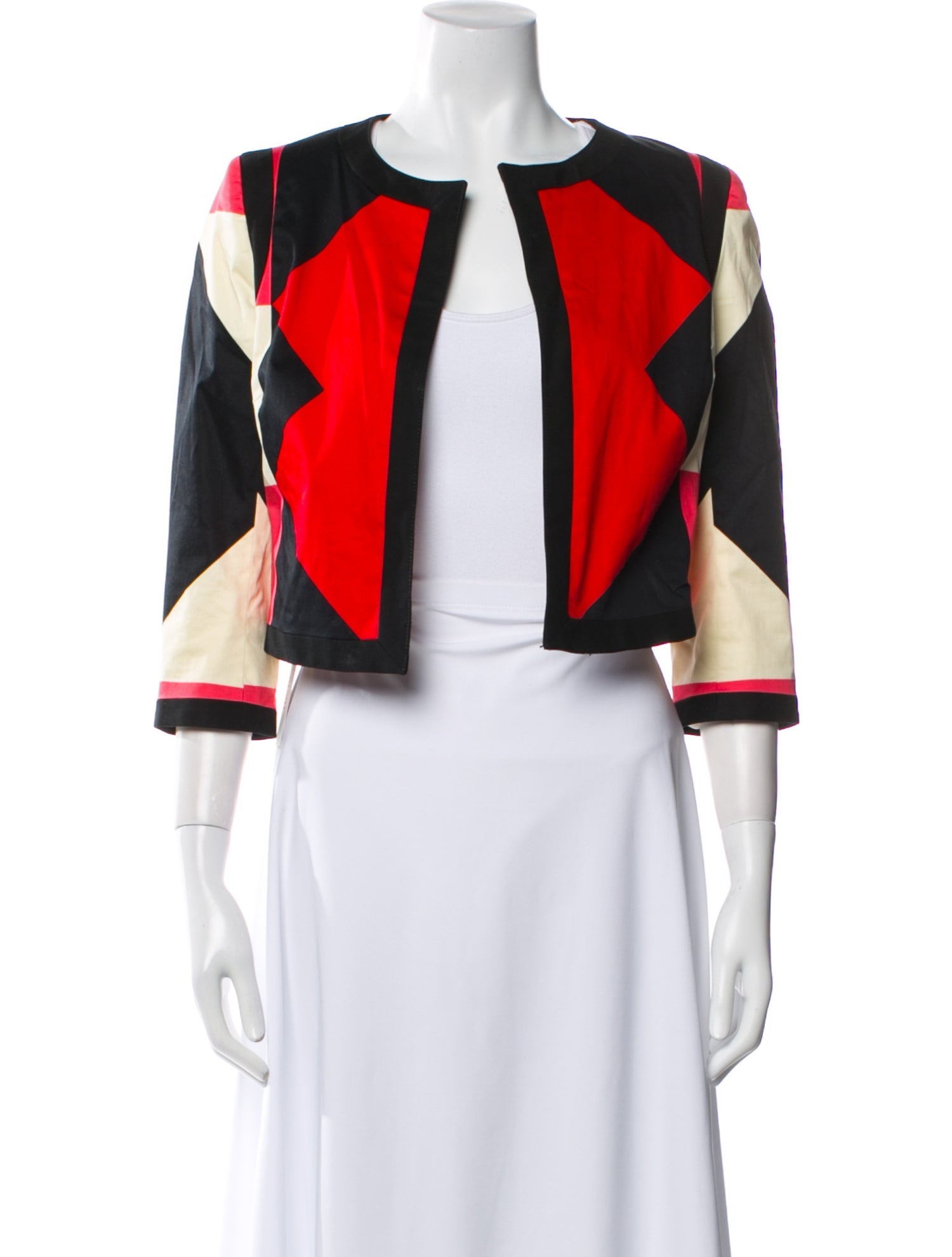Derek Lam 10 Crosby Colorblock Pattern Evening Jacket