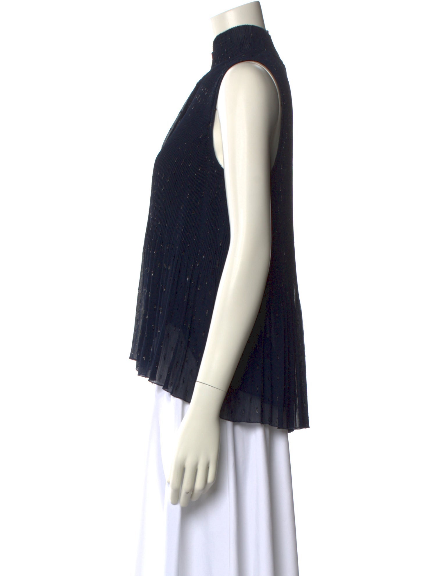 Derek Lam 10 Crosby V-Neck Sleeveless Blouse