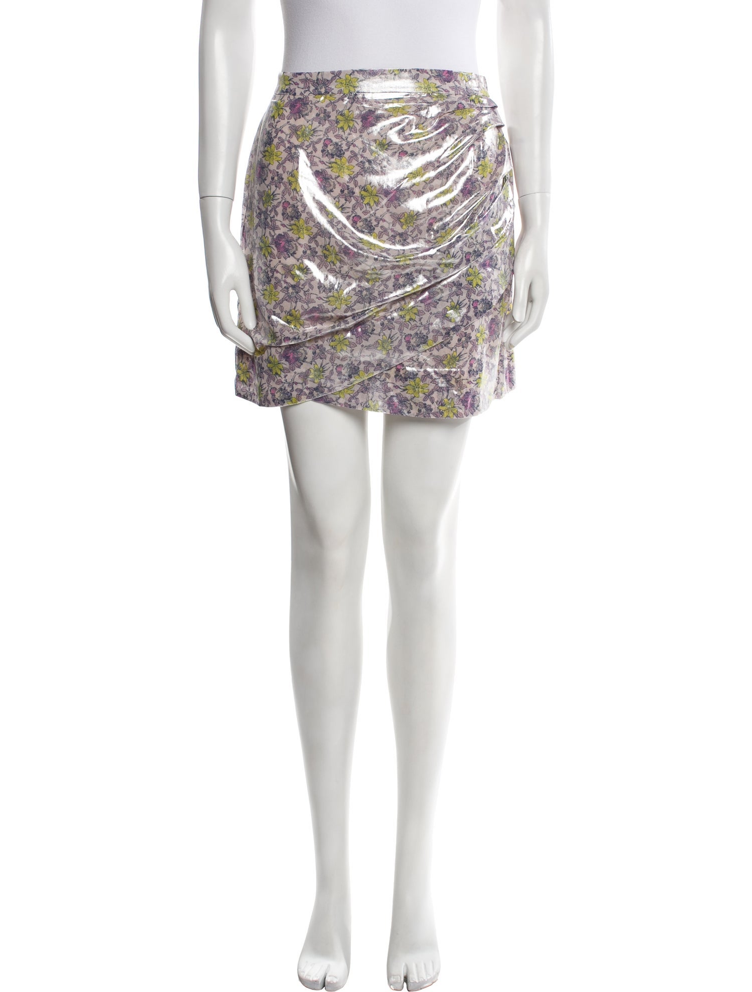 Derek Lam 10 Crosby Floral Print Mini Skirt