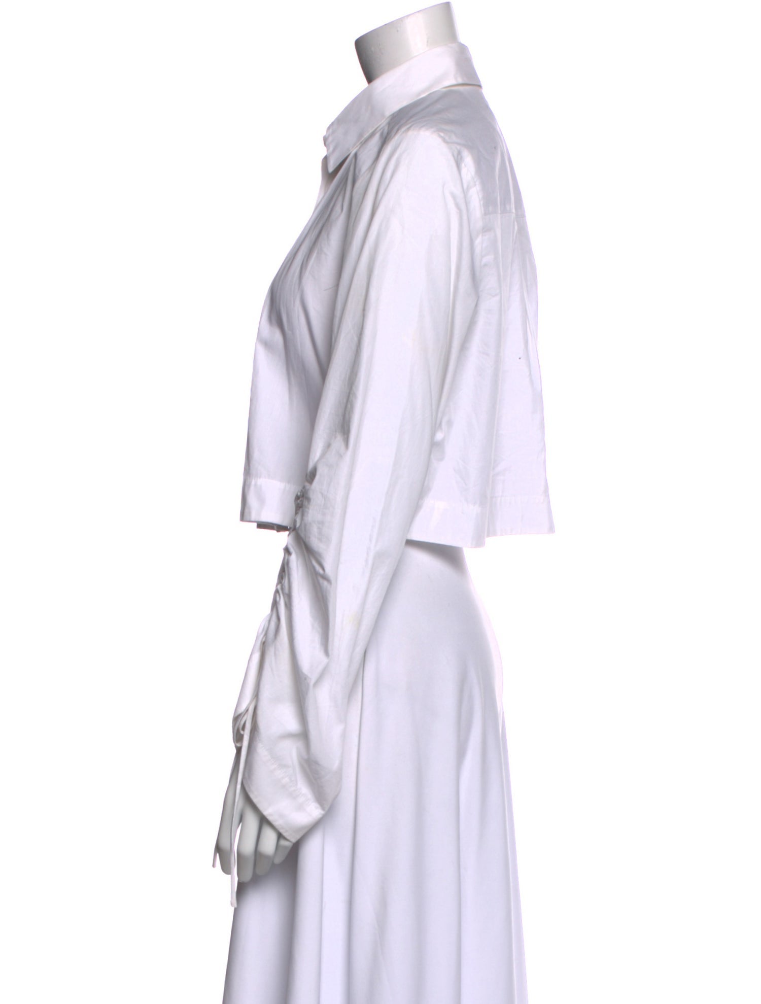 Derek Lam 10 Crosby Long Sleeve Crop Top