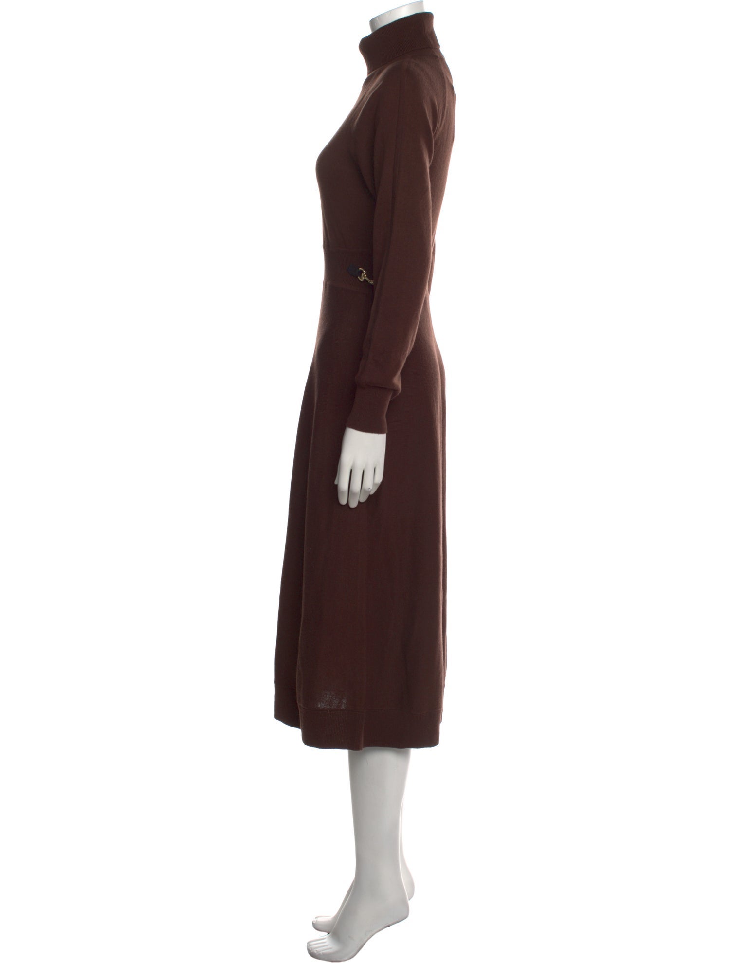 Derek Lam 10 Crosby Turtleneck Midi Length Dress