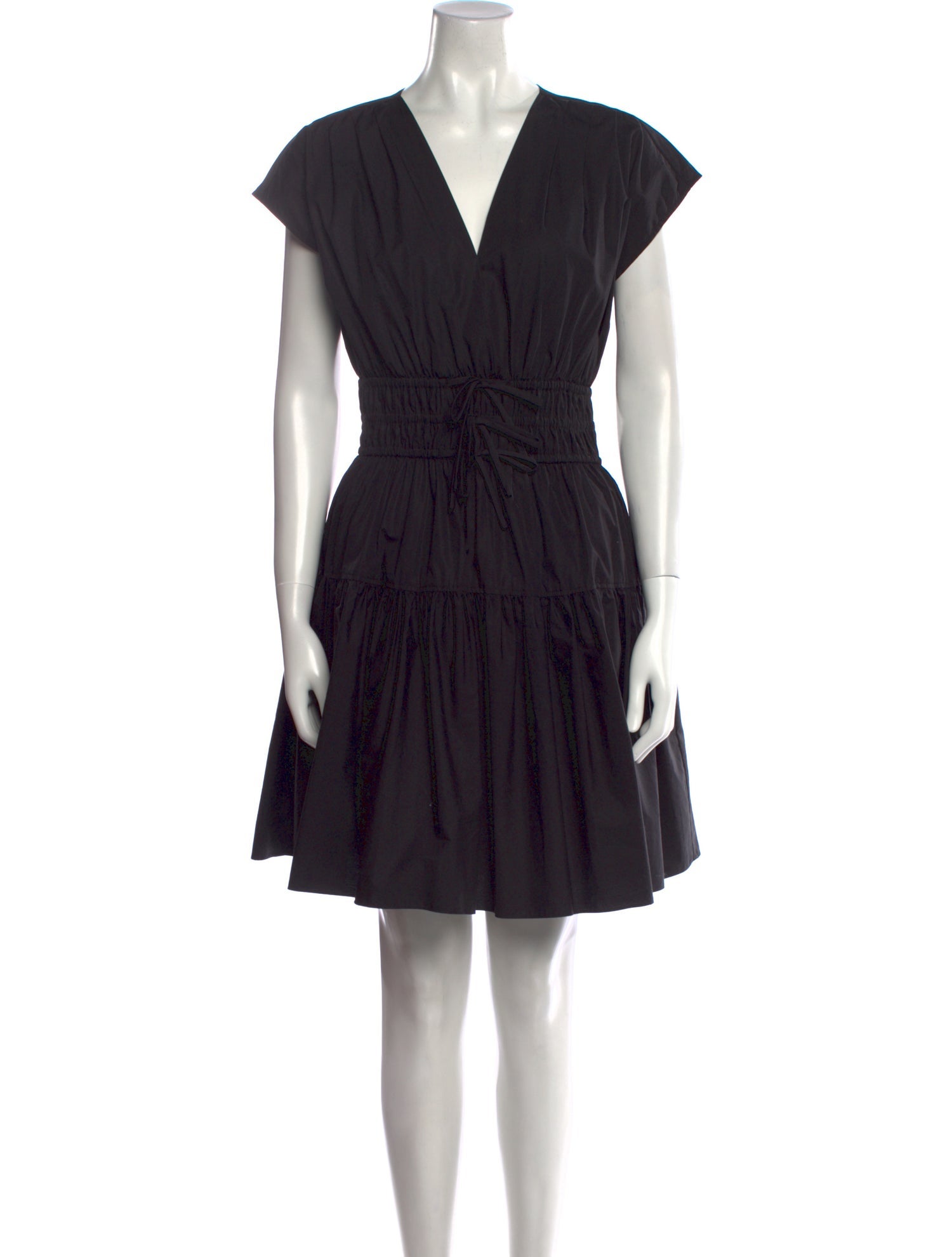 Derek Lam 10 Crosby V-Neck Mini Dress