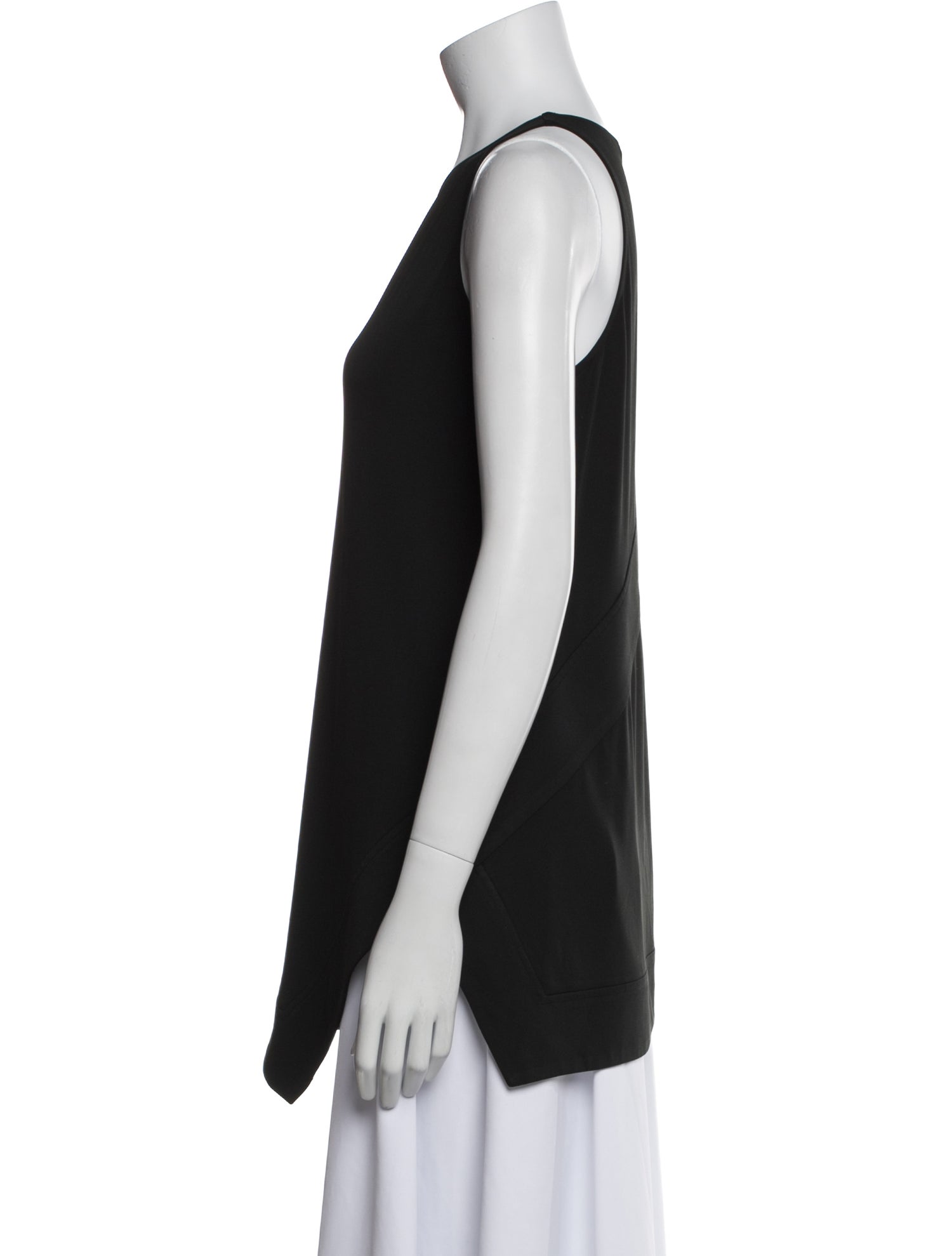 Derek Lam 10 Crosby Scoop Neck Sleeveless Top