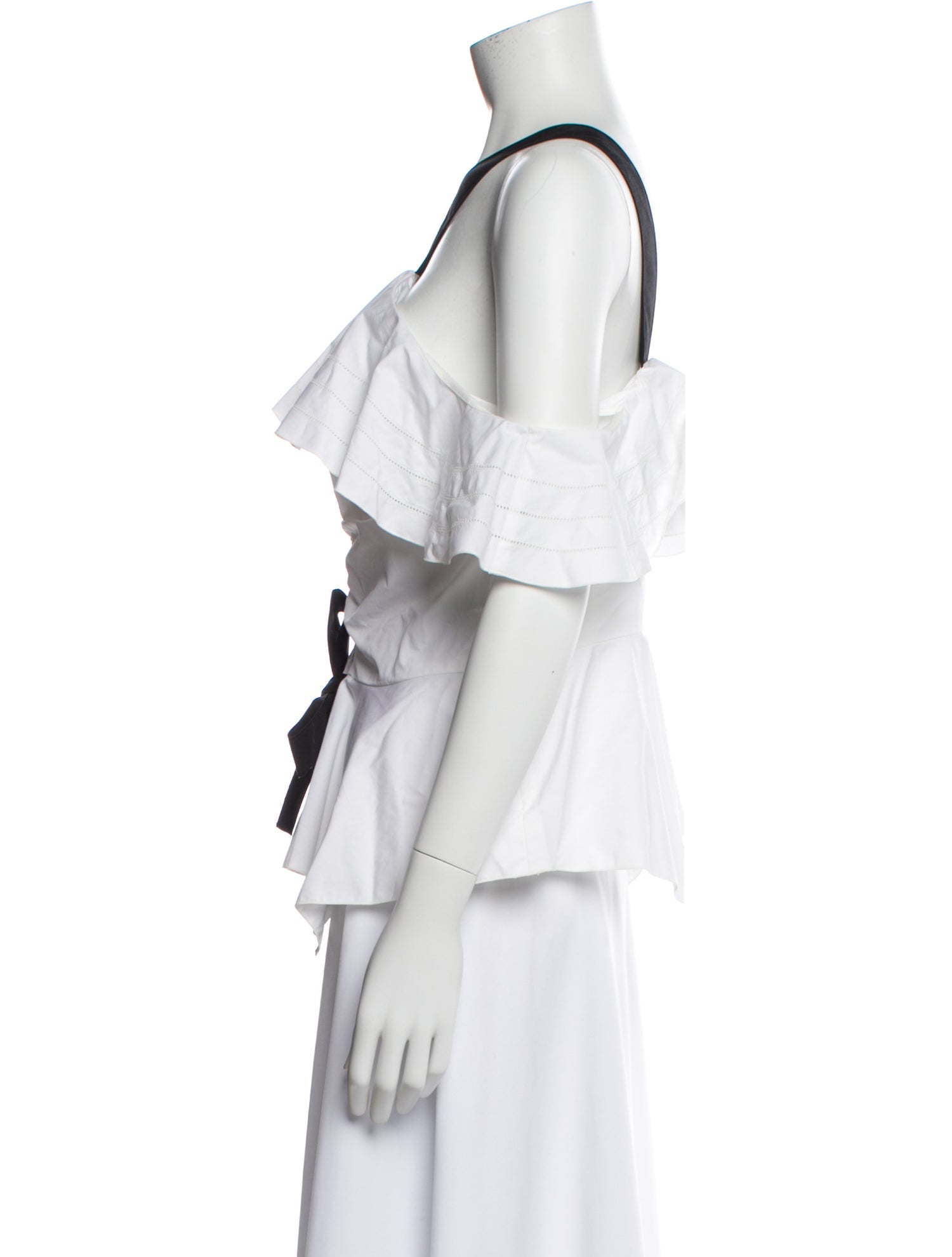 Derek Lam 10 Crosby Off-The-Shoulder Sleeveless Top w/ Tags