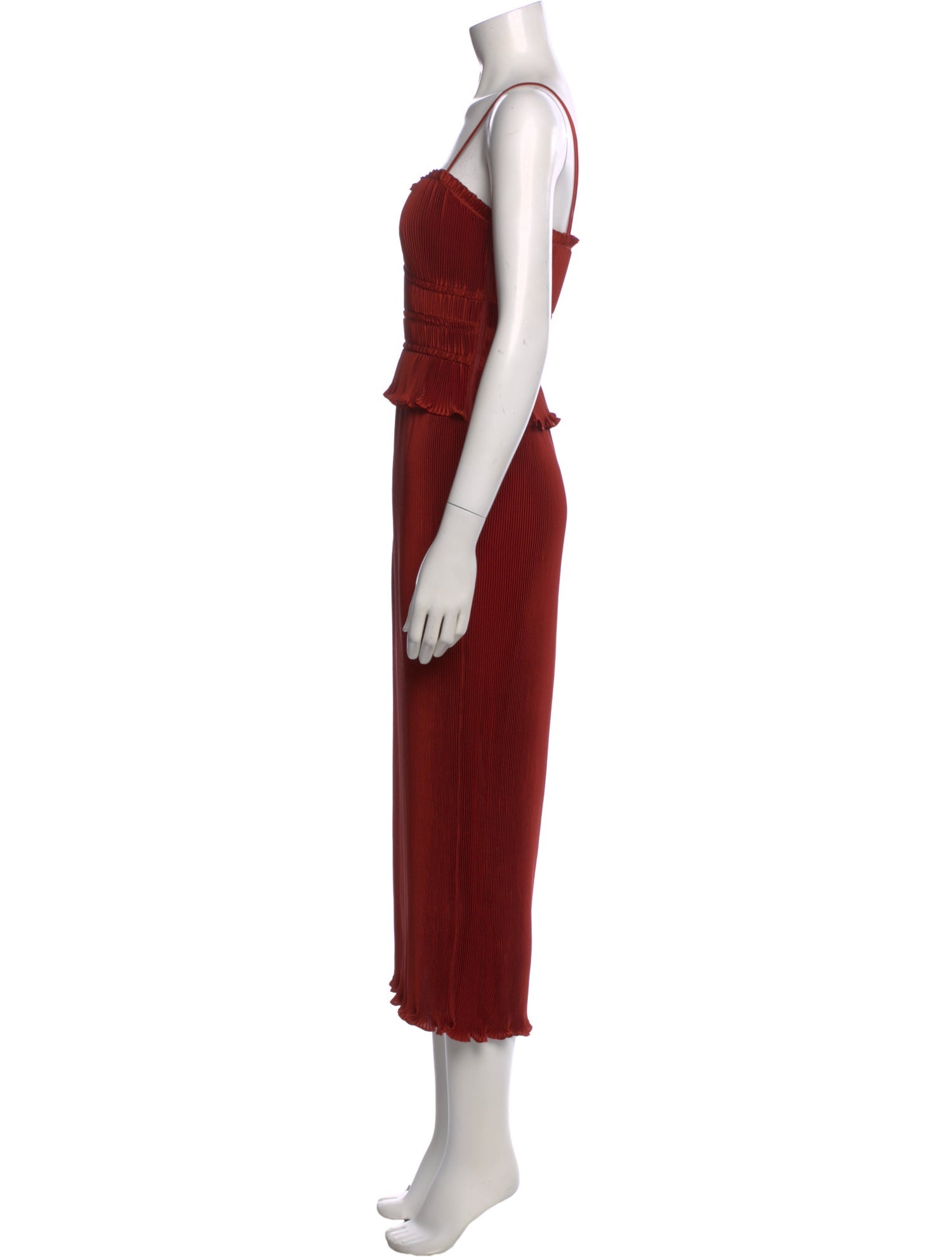 Derek Lam 10 Crosby Square Neckline Long Dress