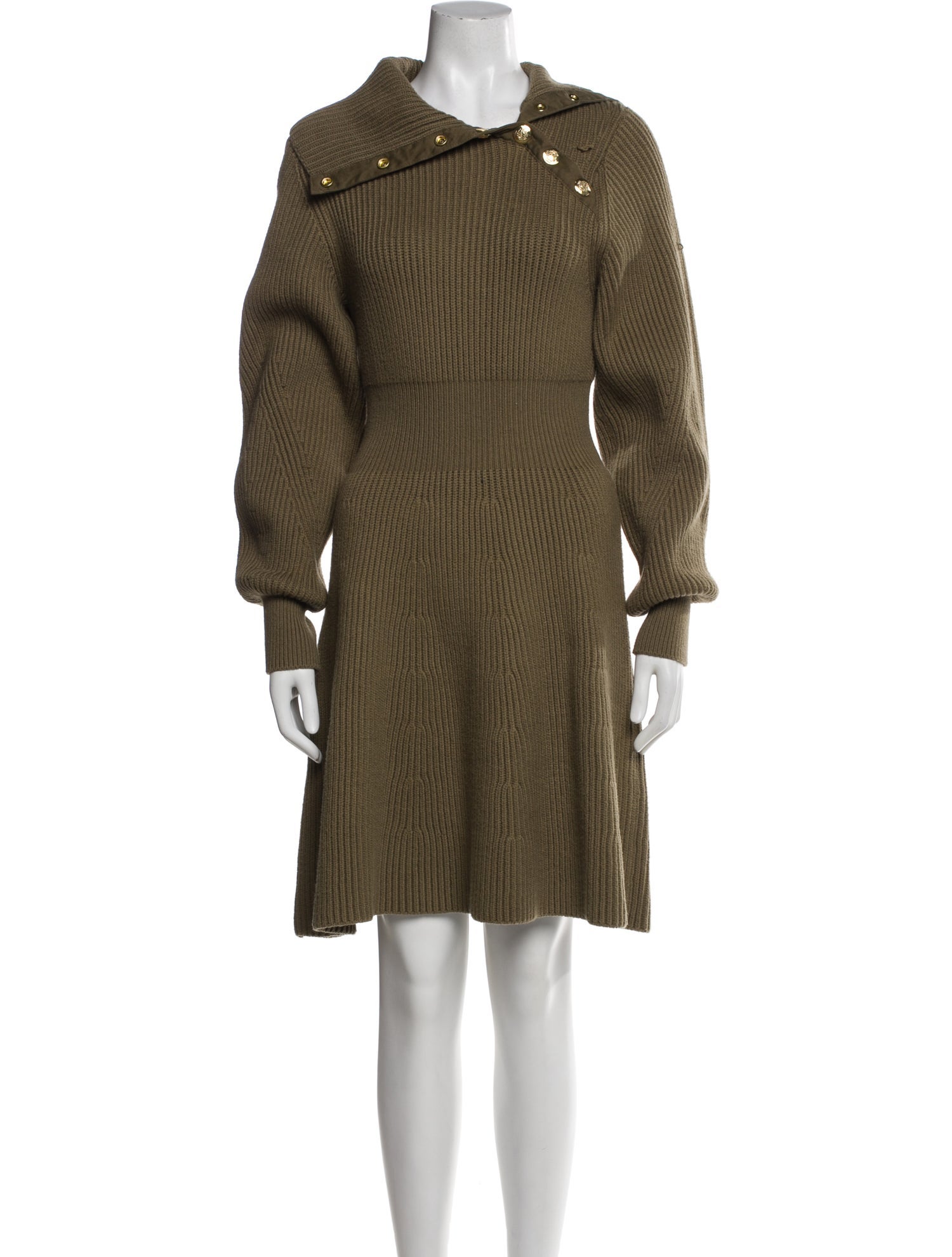 Derek Lam 10 Crosby Striped Midi Length Dress