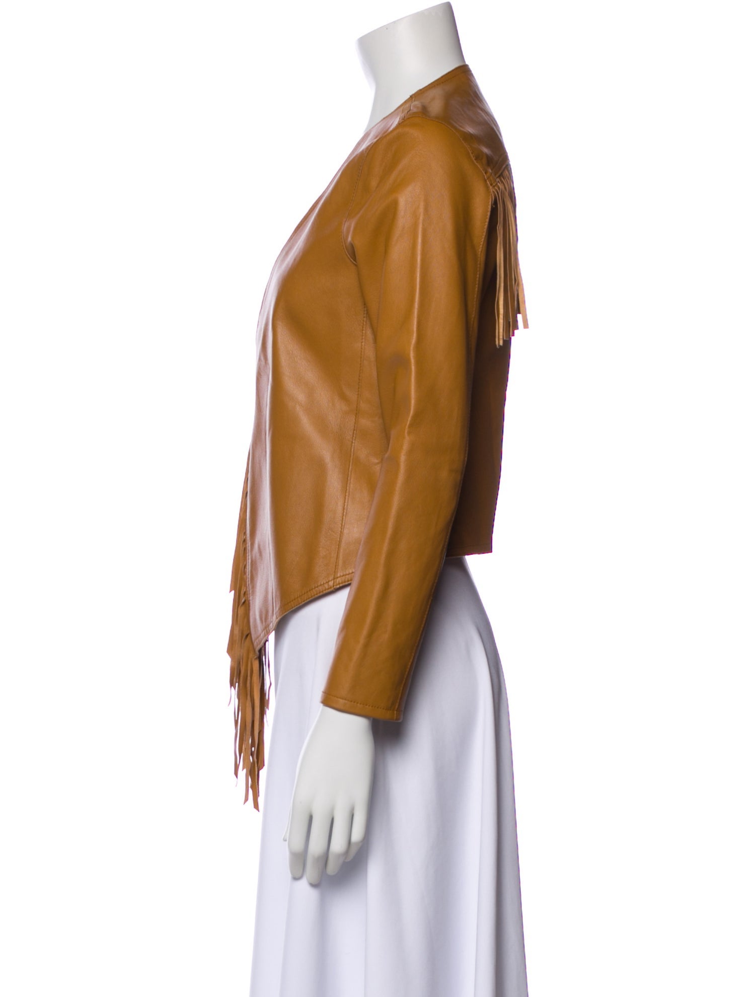 Derek Lam 10 Crosby Lamb Leather Evening Jacket