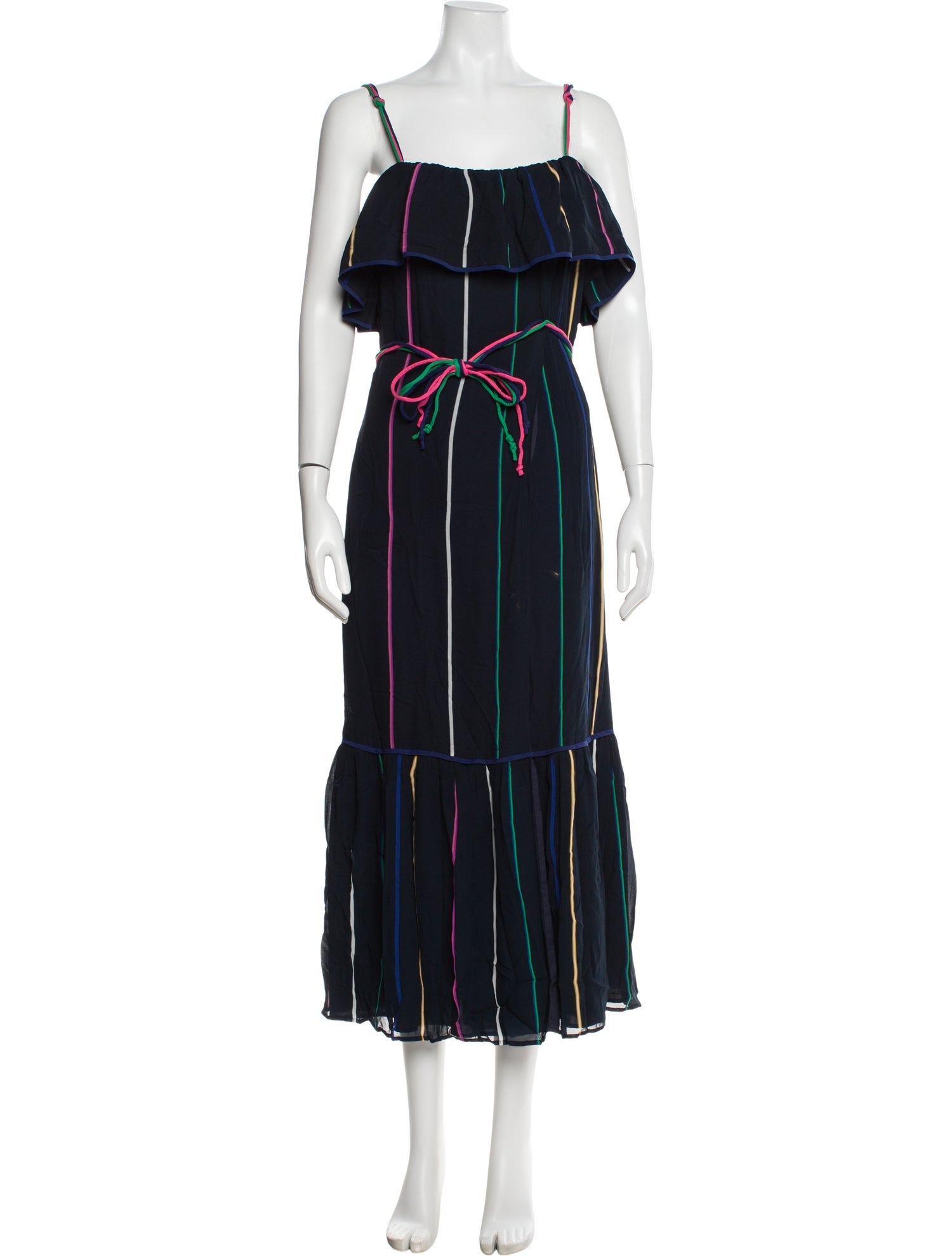 Derek Lam 10 Crosby Striped Long Dress