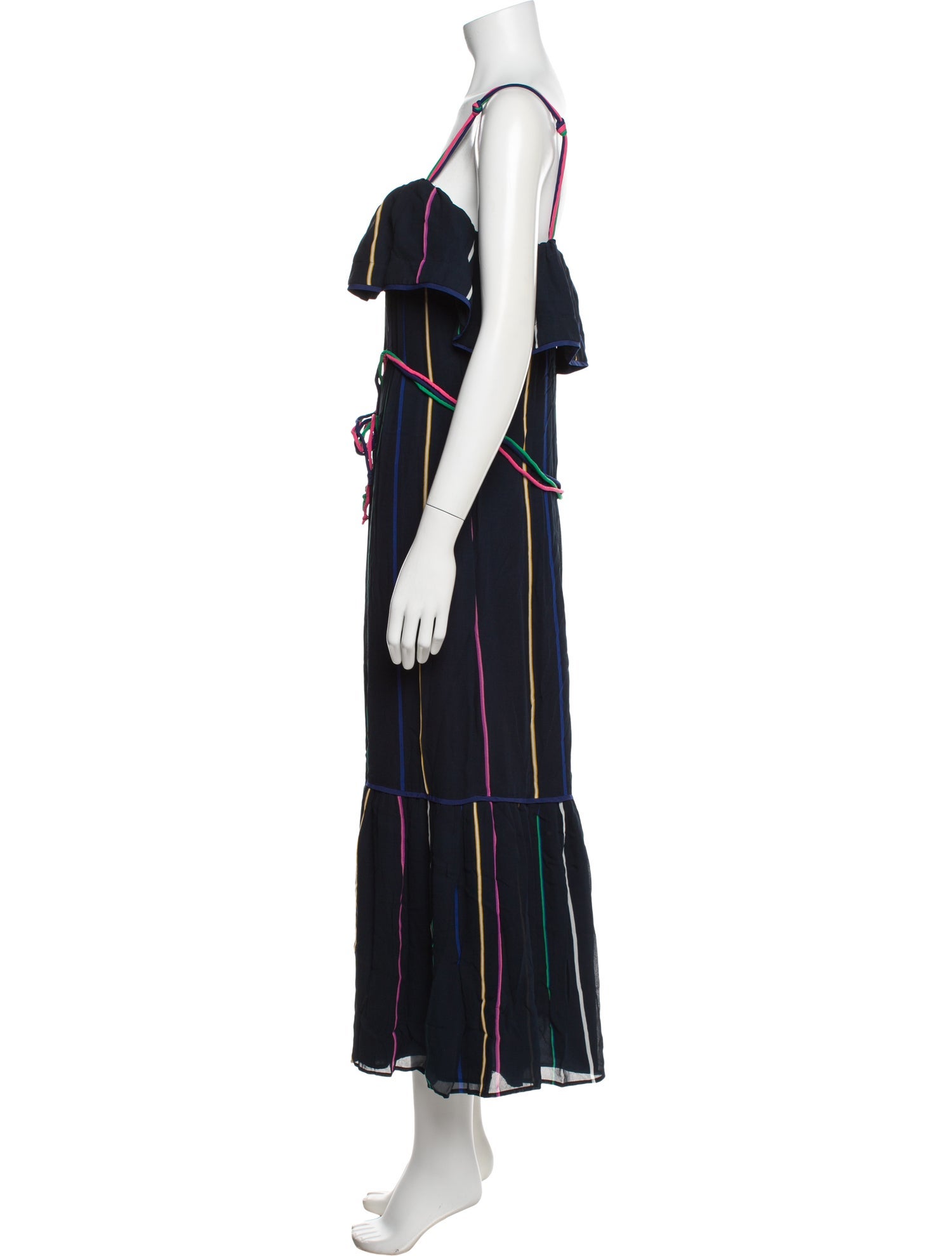 Derek Lam 10 Crosby Striped Long Dress