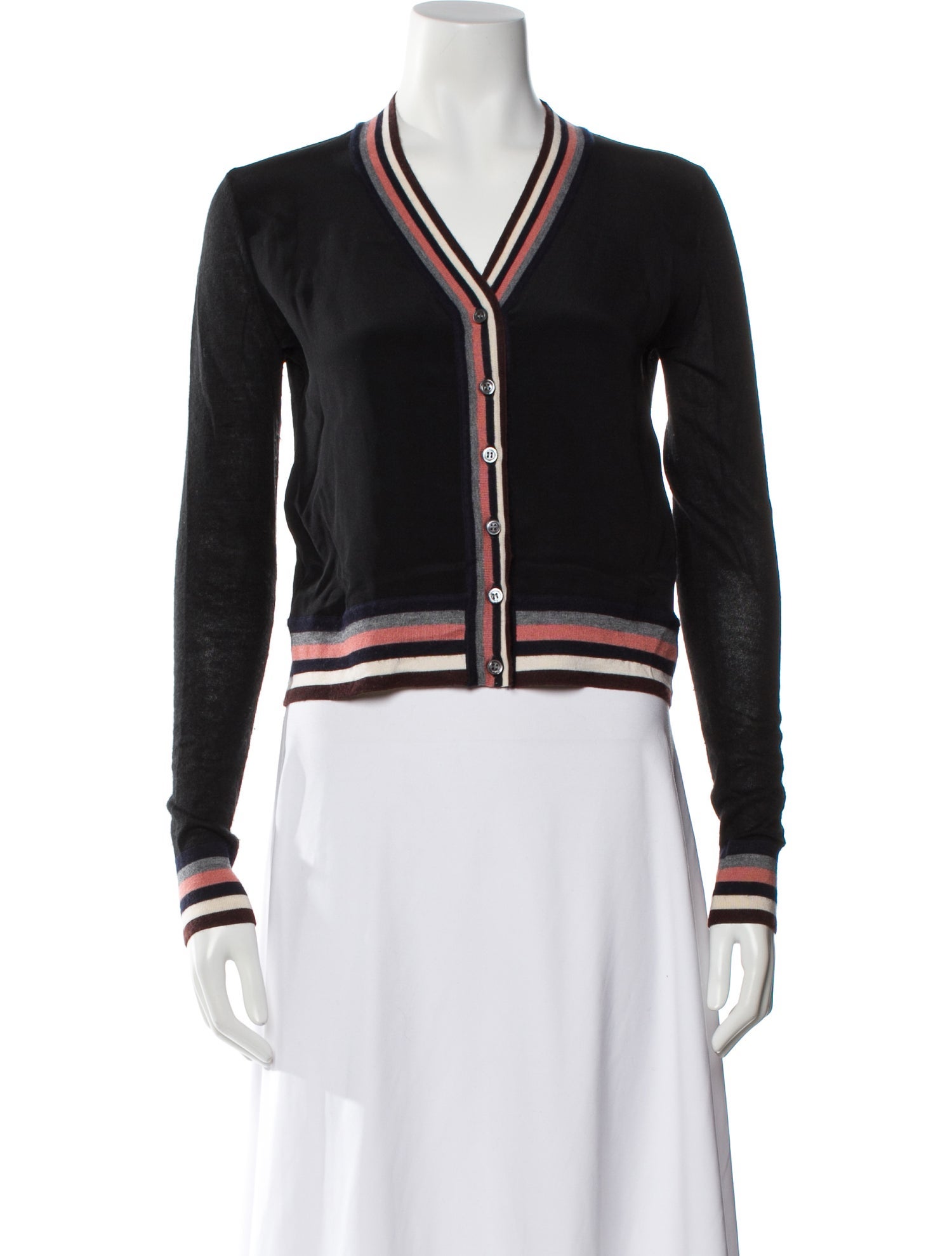 Derek Lam 10 Crosby Cashmere Striped Sweater