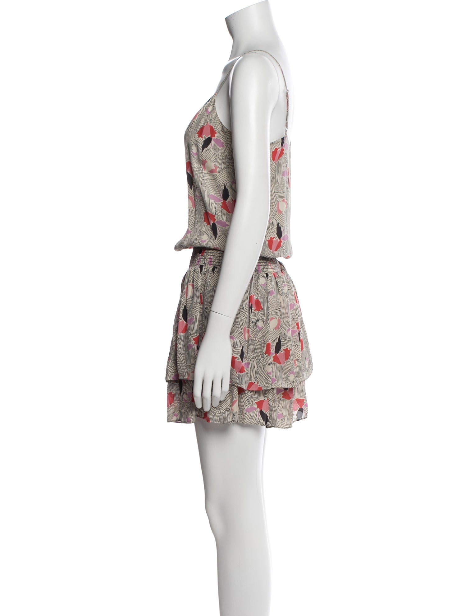 Derek Lam 10 Crosby Floral Print Mini Dress