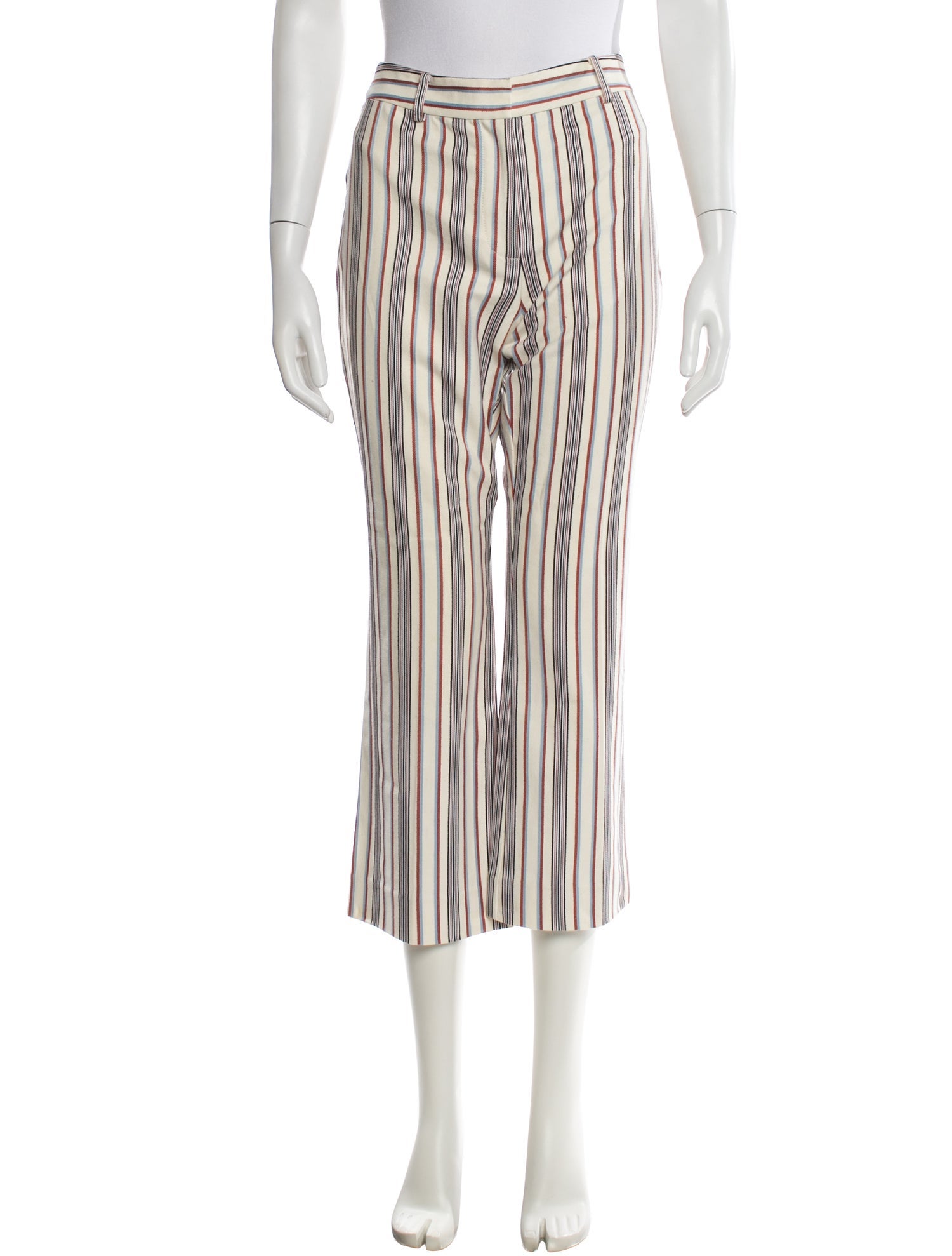 Derek Lam 10 Crosby Striped Wide Leg Pants