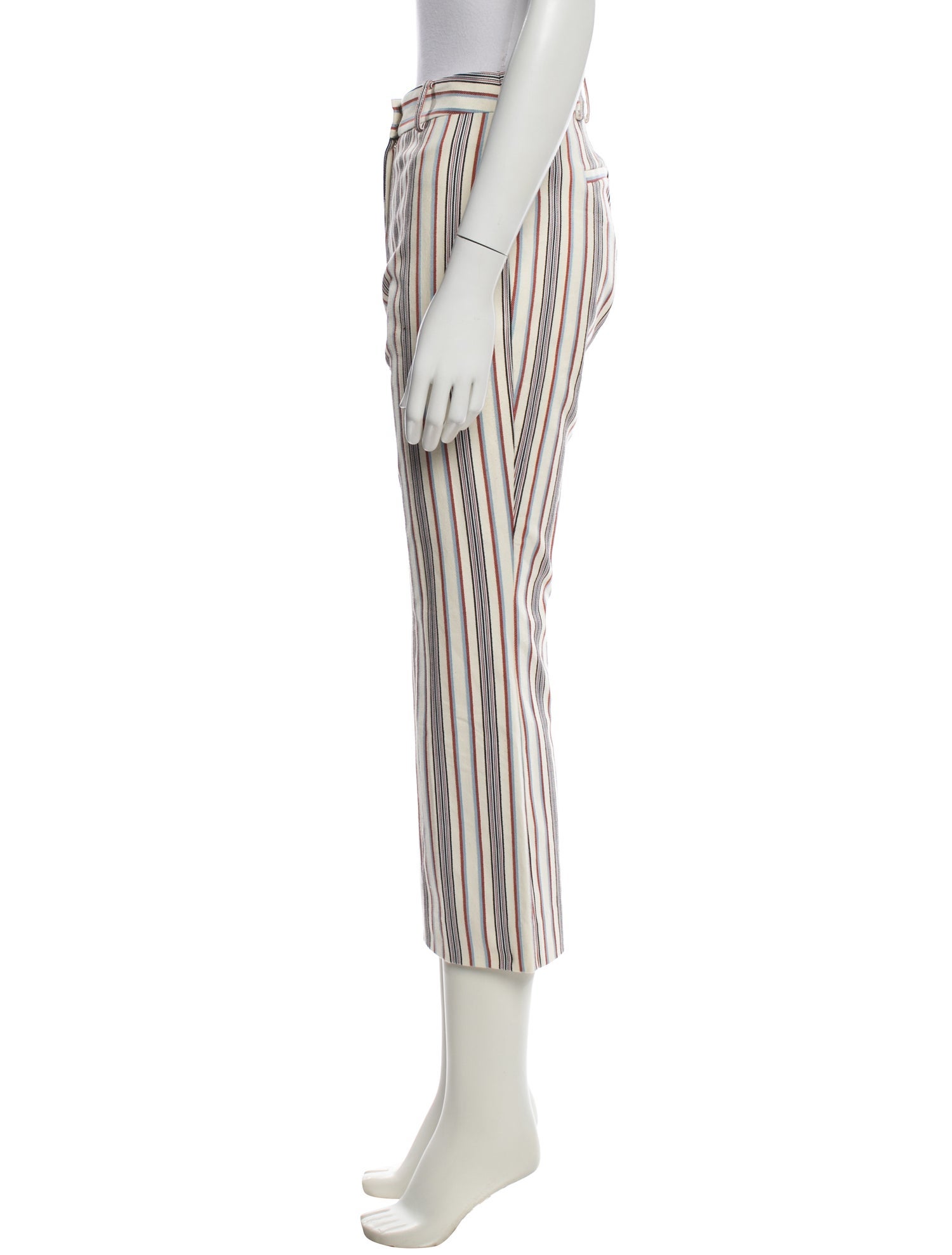Derek Lam 10 Crosby Striped Wide Leg Pants