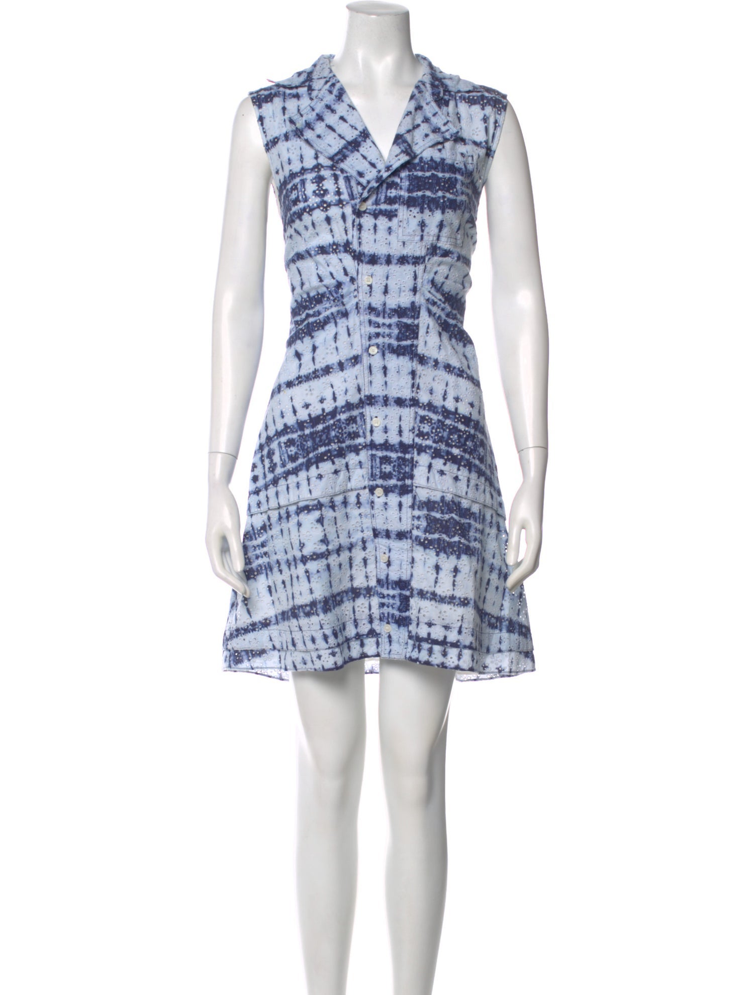 Derek Lam 10 Crosby Printed Knee-Length Dress