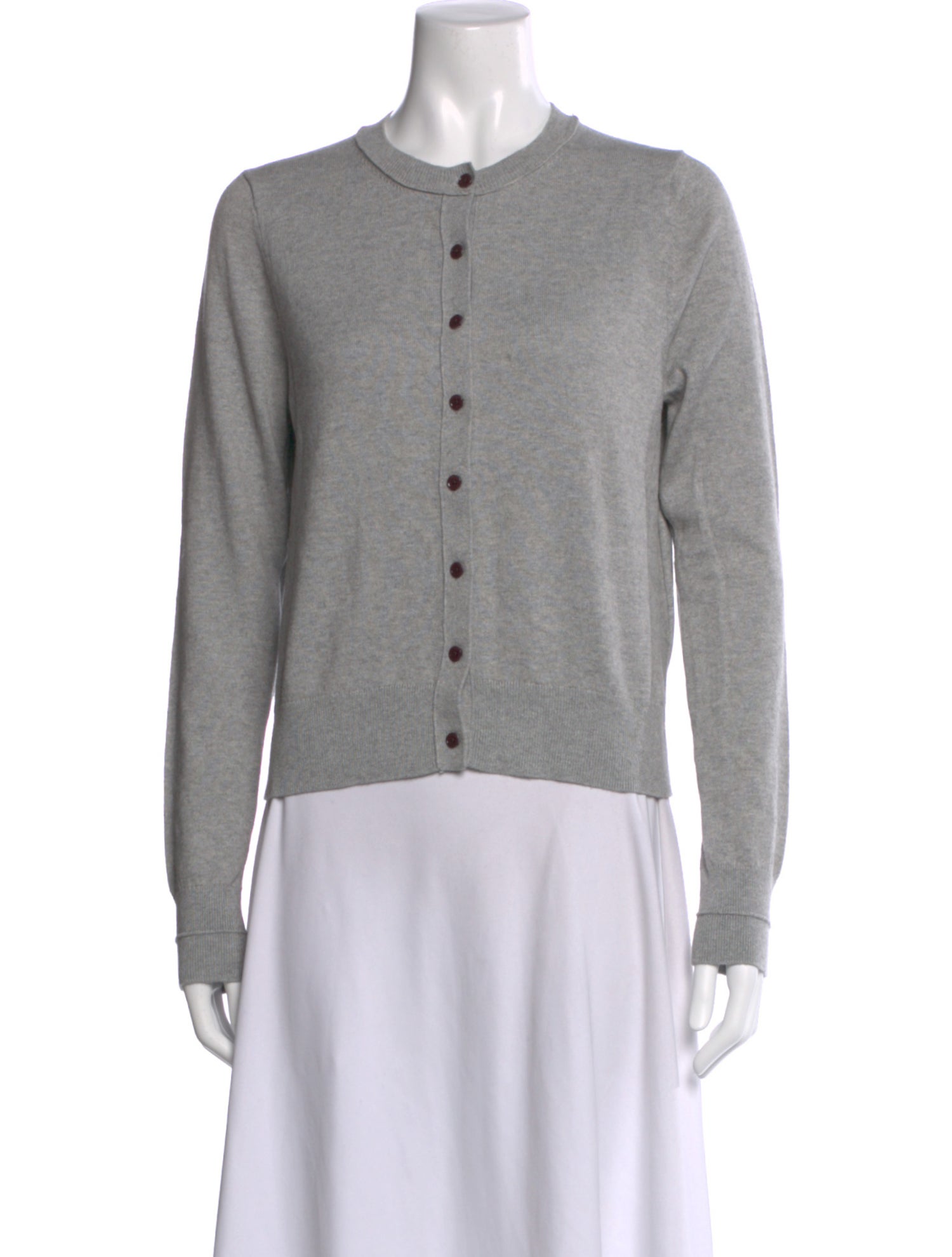 Derek Lam 10 Crosby Crew Neck Long Sleeve Top