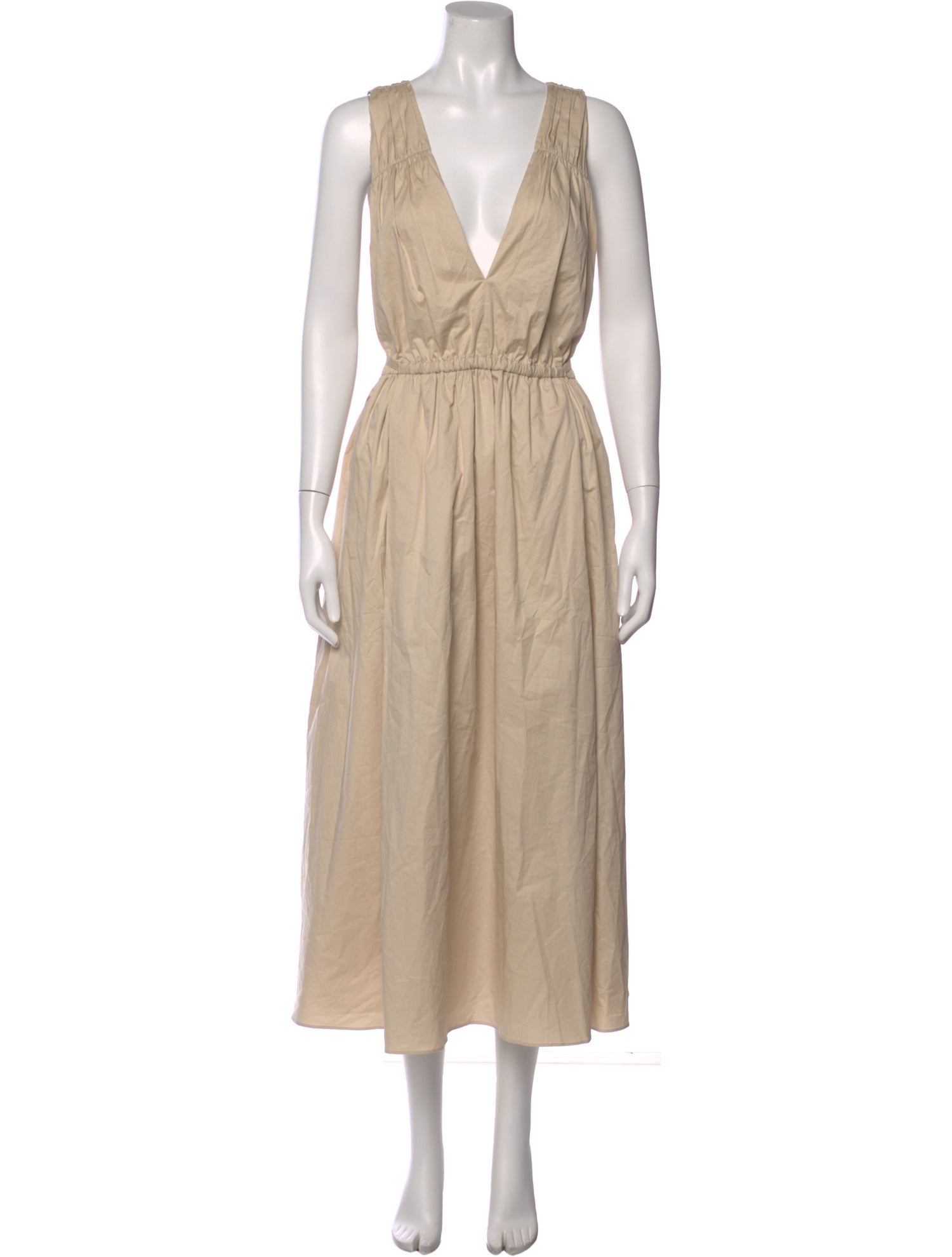 Derek Lam 10 Crosby V-Neck Long Dress