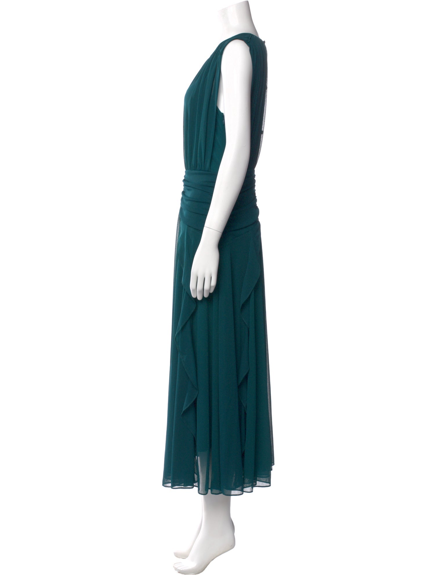 Derek Lam 10 Crosby Crew Neck Long Dress