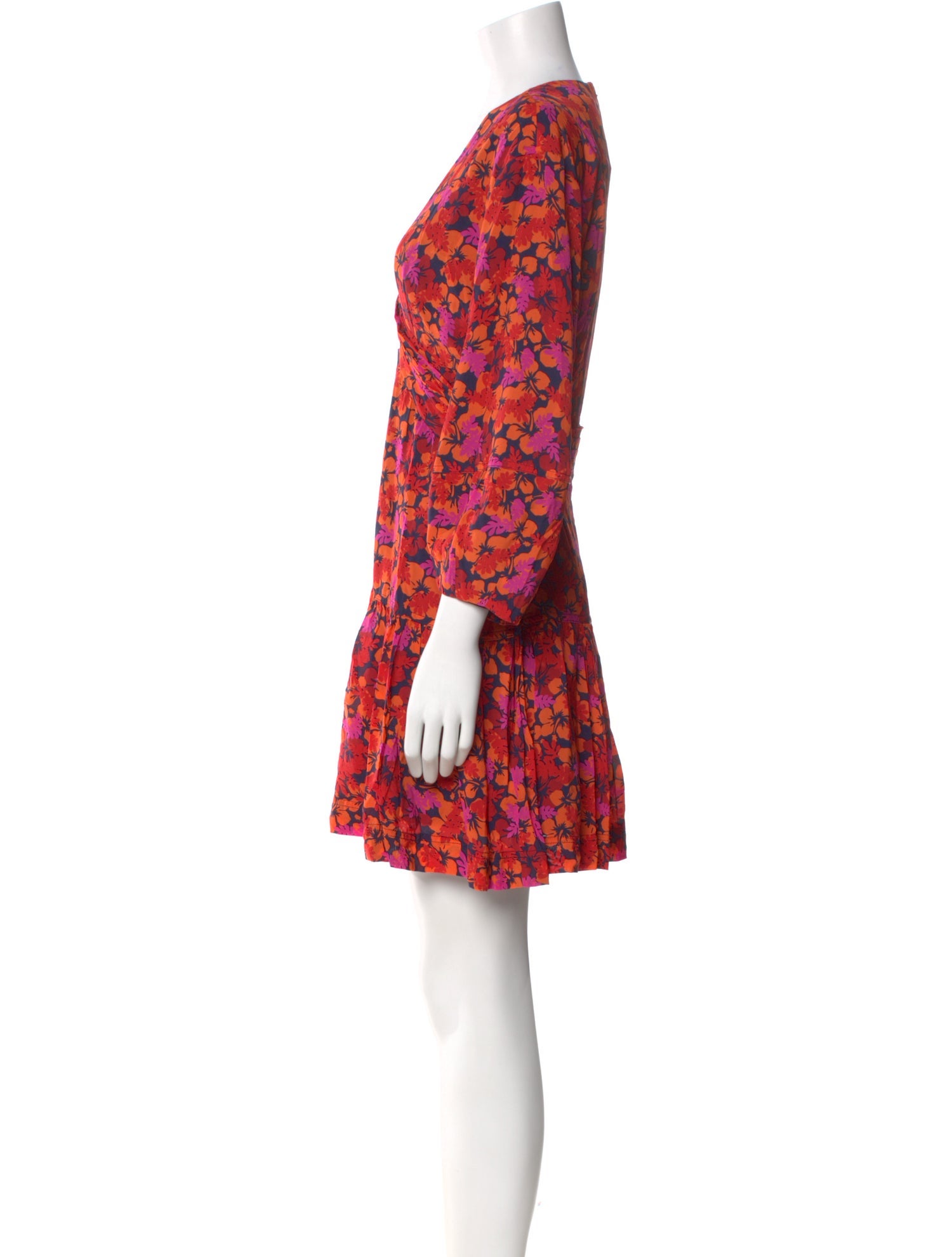 Derek Lam 10 Crosby Floral Print Mini Dress