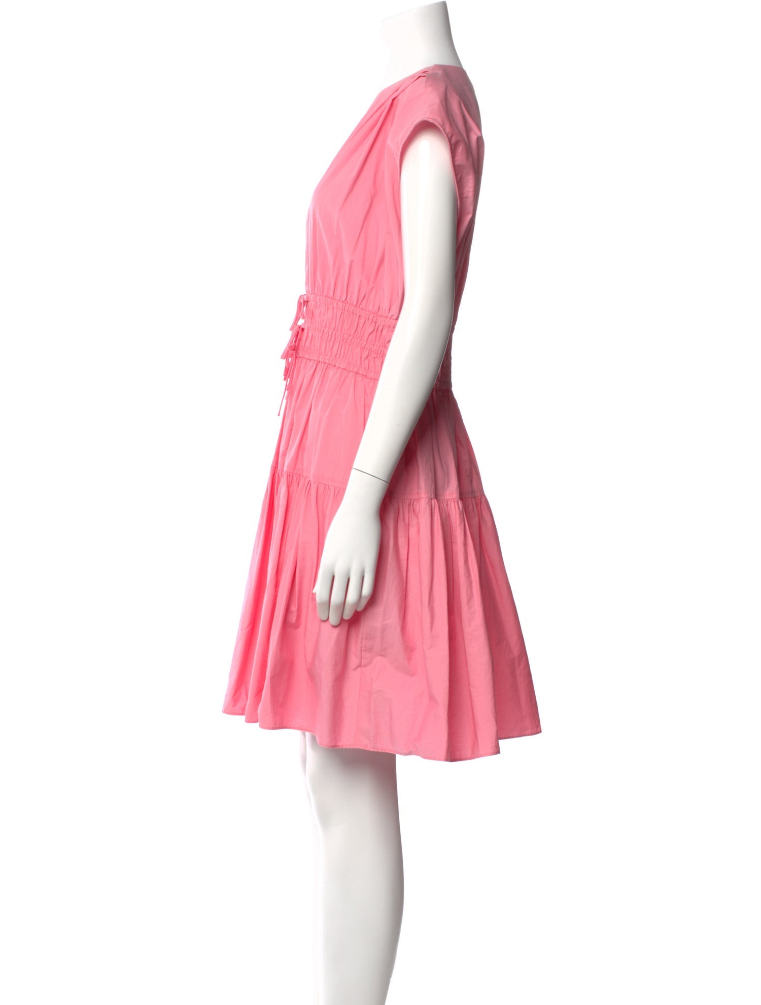 Derek Lam 10 Crosby V-Neck Knee-Length Dress