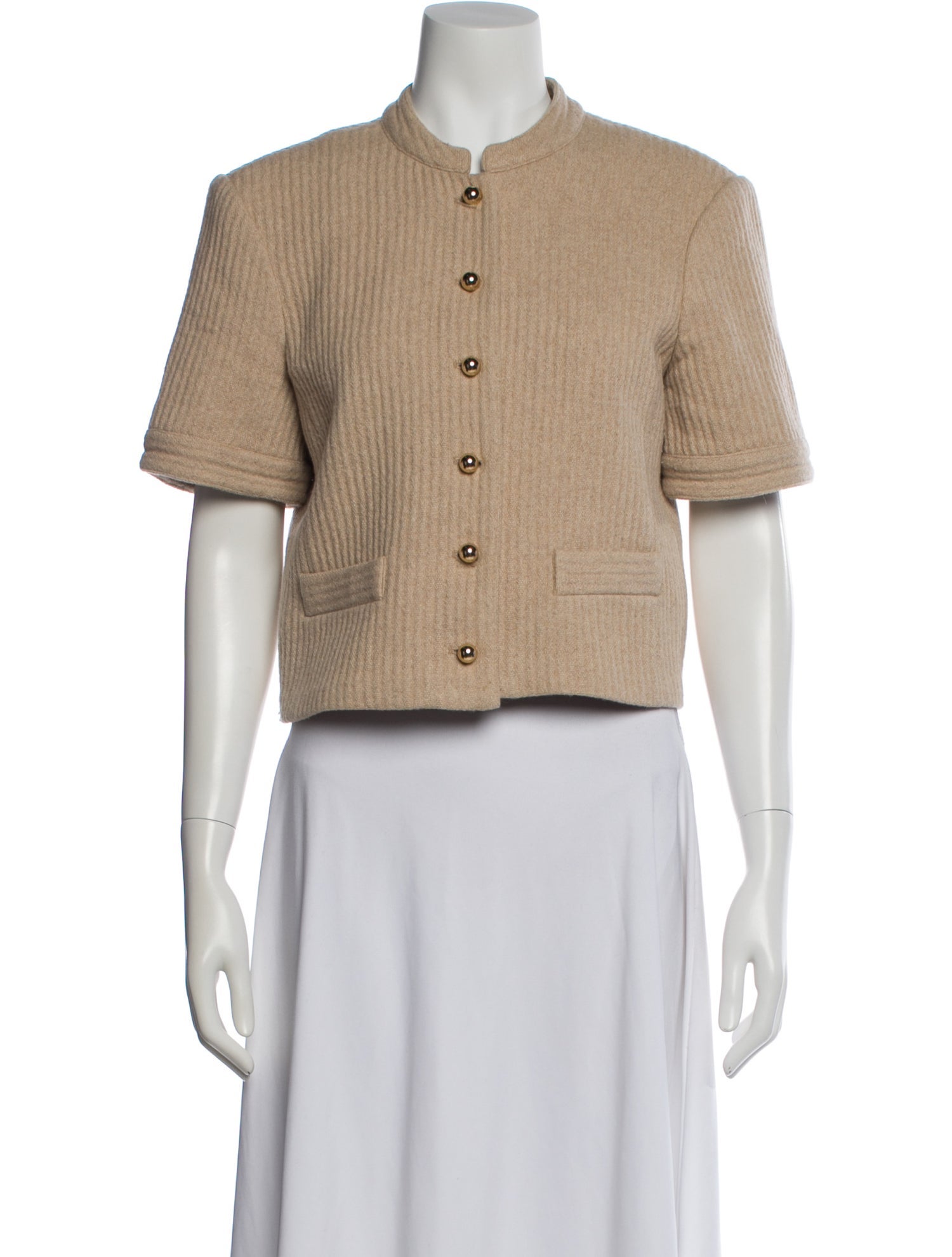 Derek Lam 10 Crosby Wool Tweed Pattern Evening Jacket