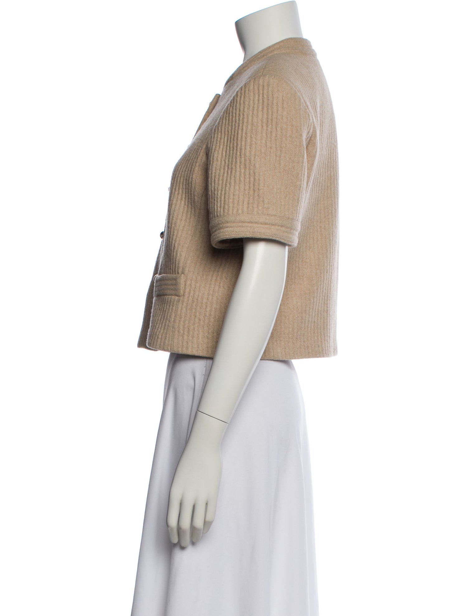 Derek Lam 10 Crosby Wool Tweed Pattern Evening Jacket