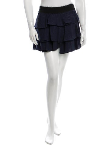 Derek Lam 10 Crosby Silk Jacquard Skirt w/ Tags