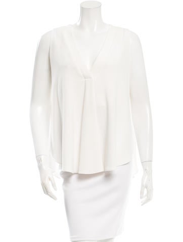 Derek Lam 10 Crosby Sleeveless V-Neck Top