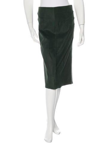 Derek Lam 10 Crosby Suede Pencil Skirt w/ Tags