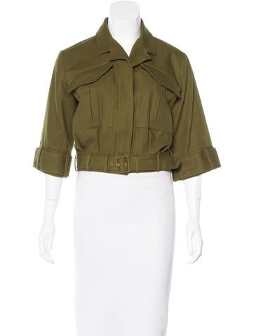 Derek Lam 10 Crosby Cropped Utility Jacket
