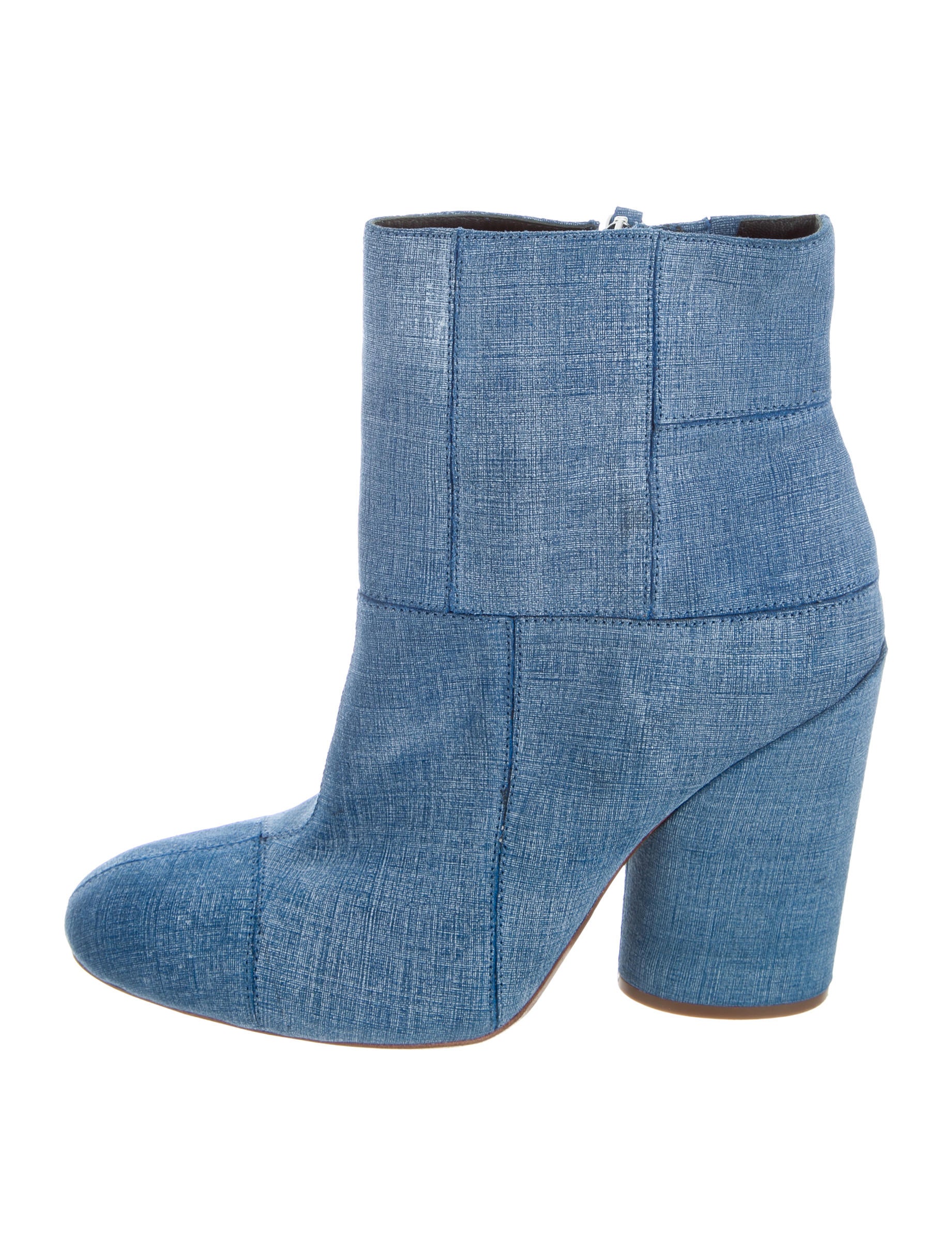Derek Lam 10 Crosby Denim Ankle Boots